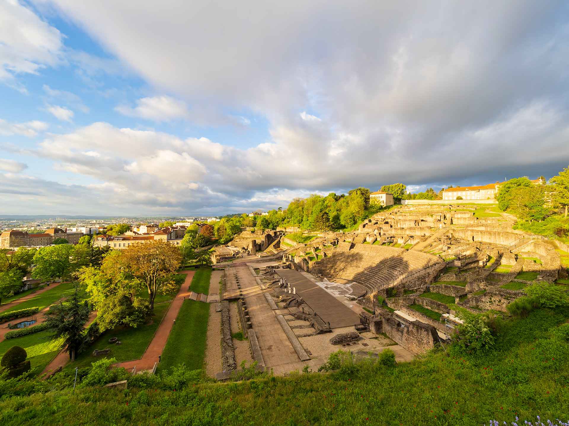 Also known as the Grand Roman Theatre of Lyon, the Théâtre Romain, or simply the Grand Théâtre, the Ancient Theatre of Fourvière would be at home in the heart of Rome. The archaeological wonder, refurbished in the early 20th century, is one of the oldest such amphitheaters in existence; it was first built under Augustus and later expanded under Hadrian.
