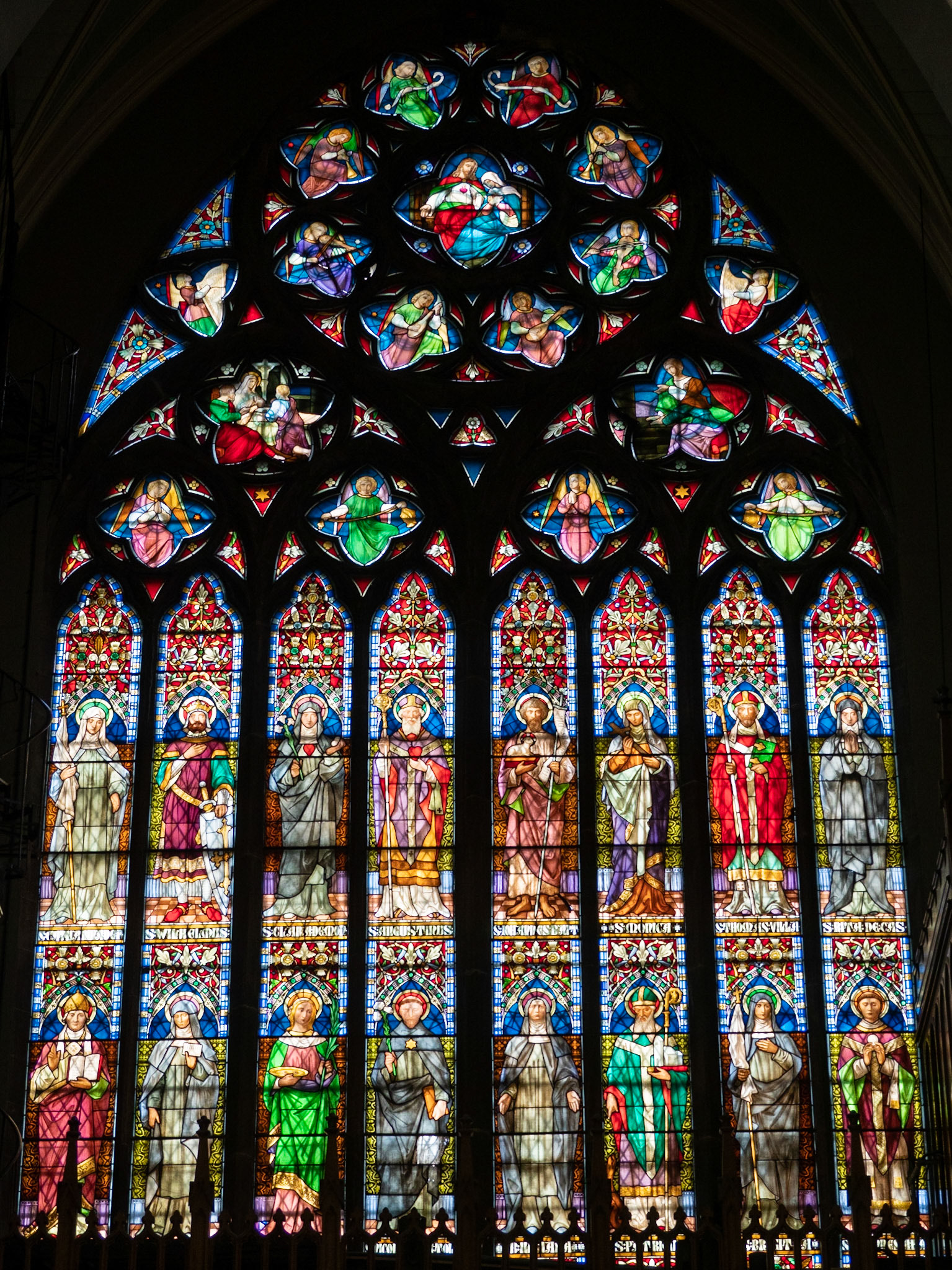 Stained Glass in the Church Of St. Augustine And John, Dublin, Ireland