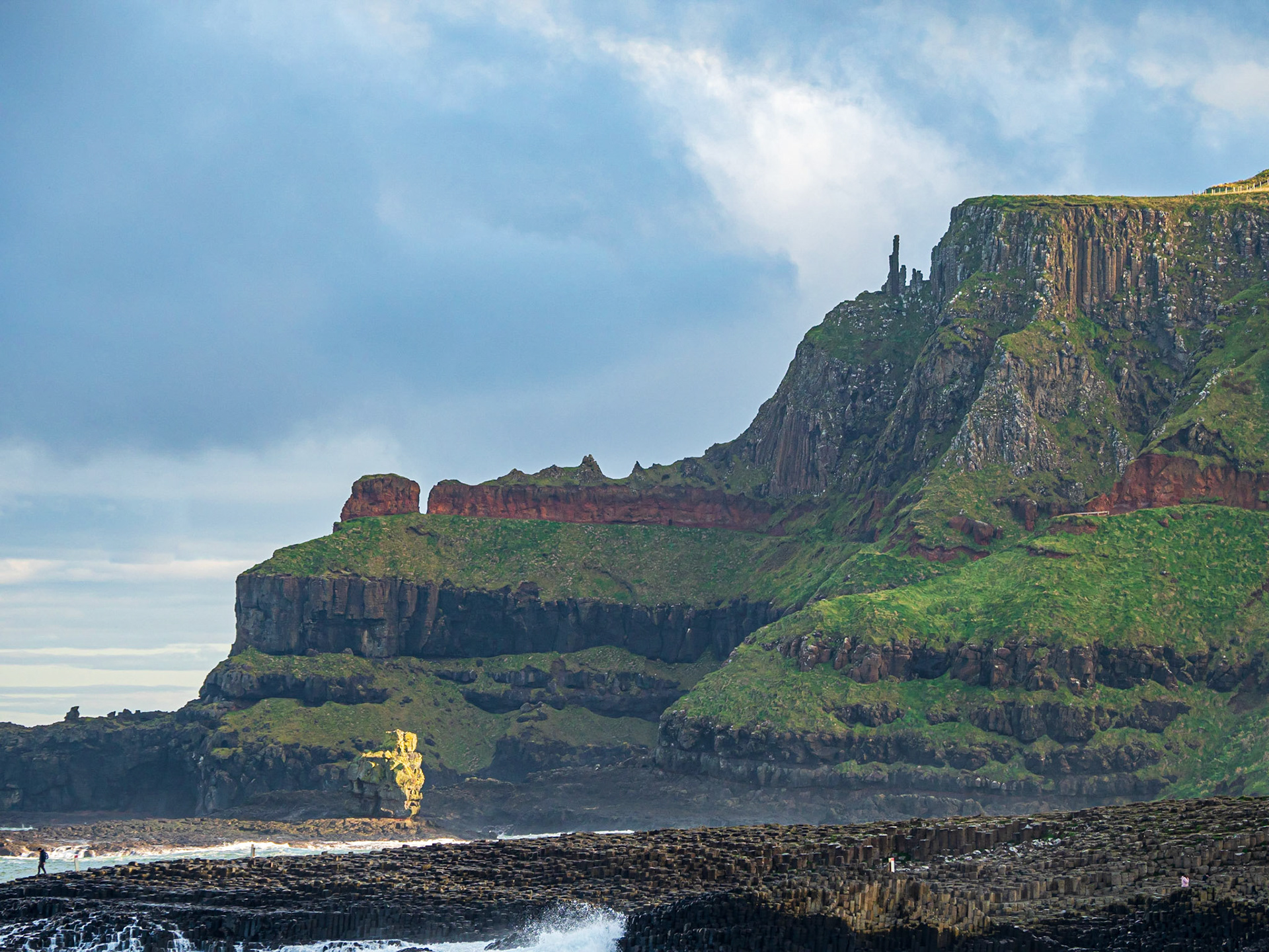 Views around Giants Causeway, Northern Ireland, UK