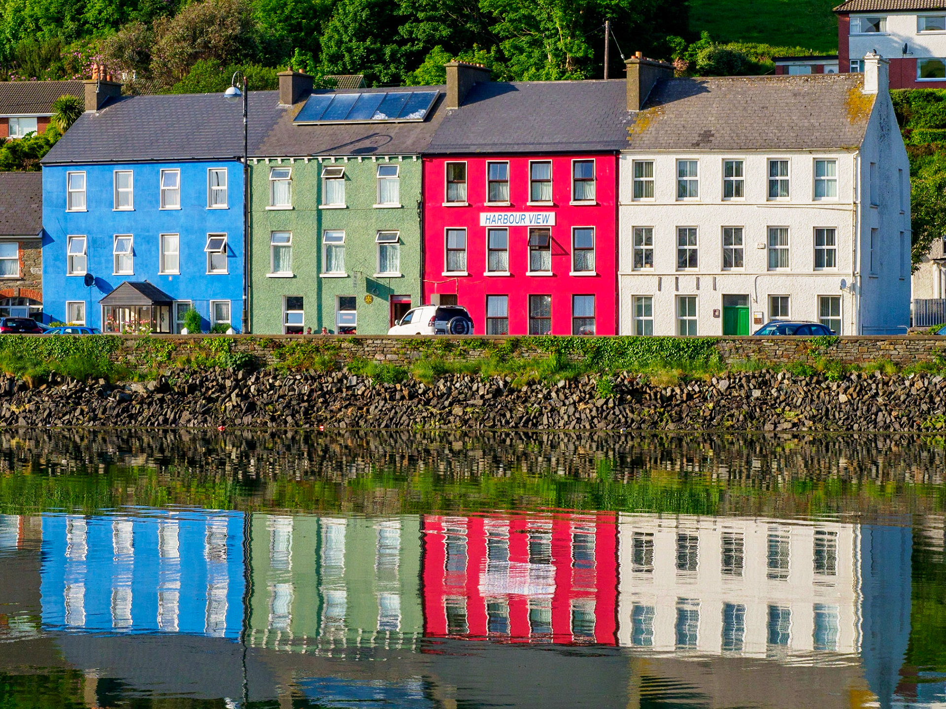 Reflected colors in Bantry, County Cork, Ireland