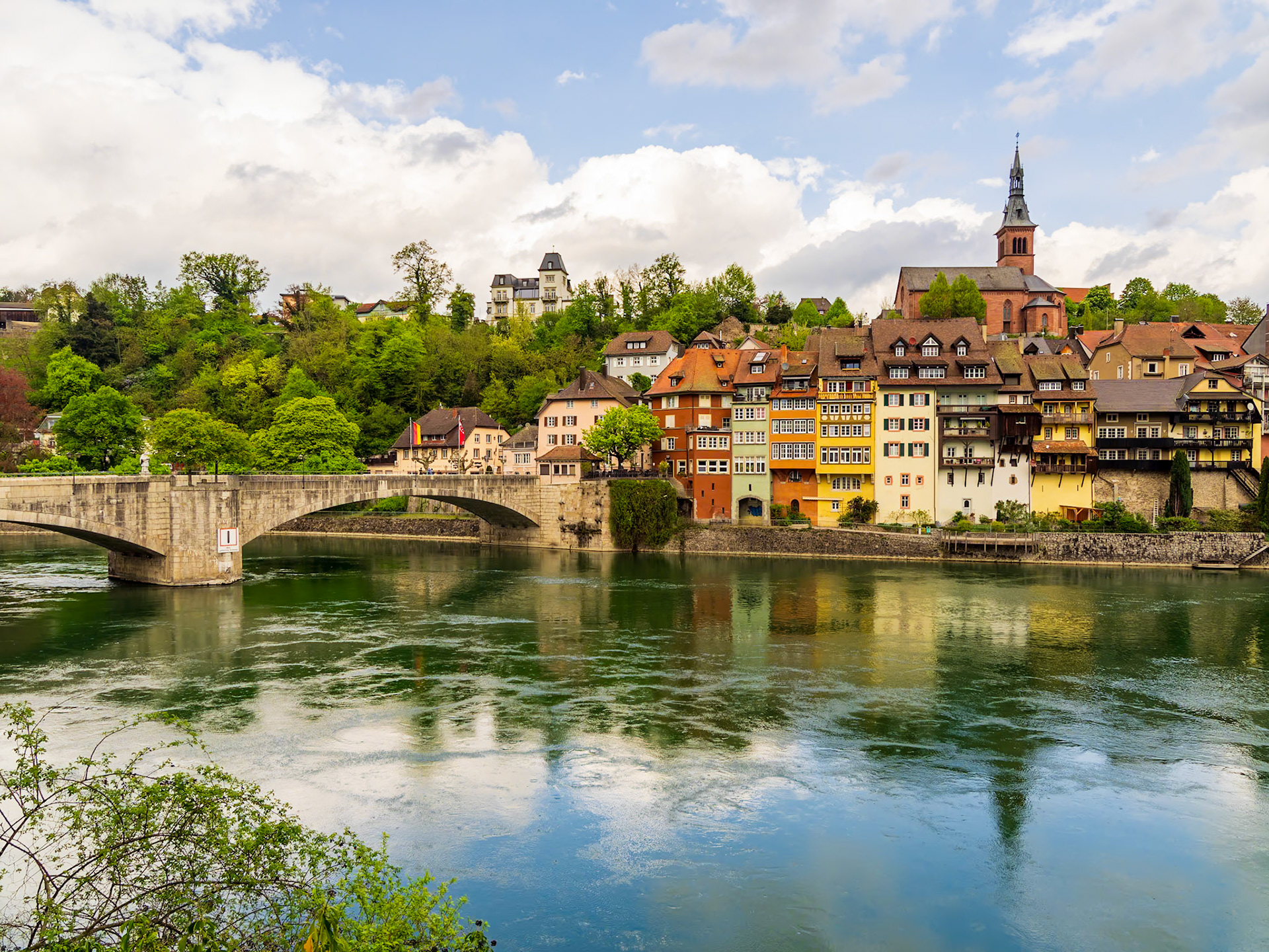 View of Laufenburg, Germany from Laufenburg, Switzerland