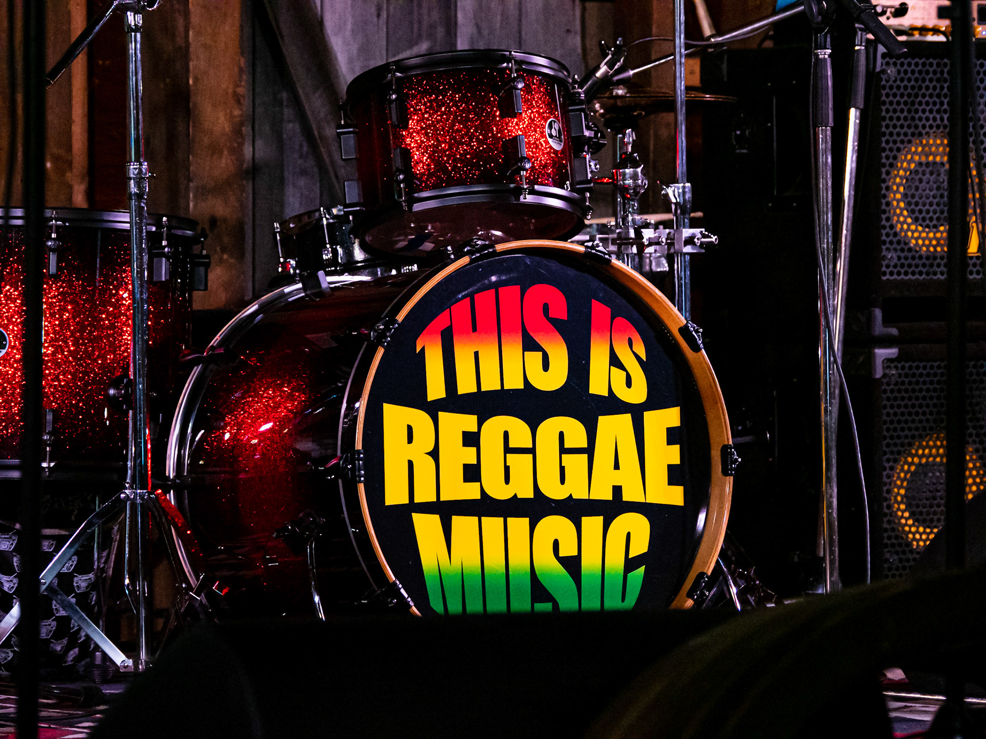 Sattalites - This is Reggae Music Drum Sign