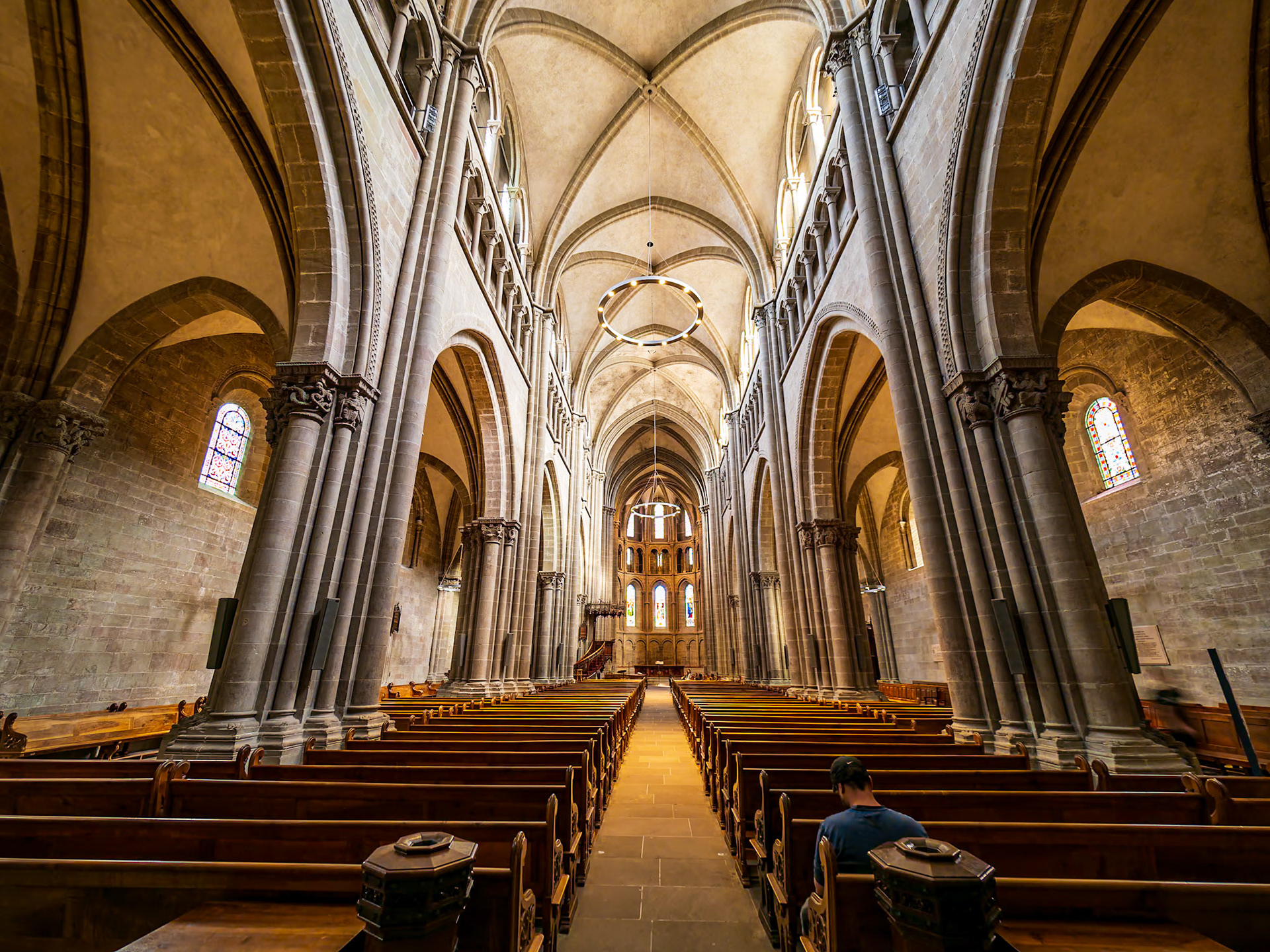 Cathédrale Saint-Pierre Genève - most famous as the adopted home church of Protestant Reformation leader John Calvin. The present building was begun under Arducius de Faucigny, the prince-bishop of the Diocese of Geneva, around 1160, in Gothic style