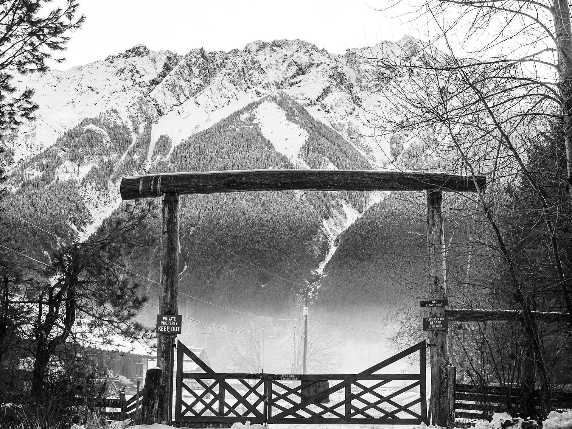 Views of Mt Currie, Pemberton, British Columbia