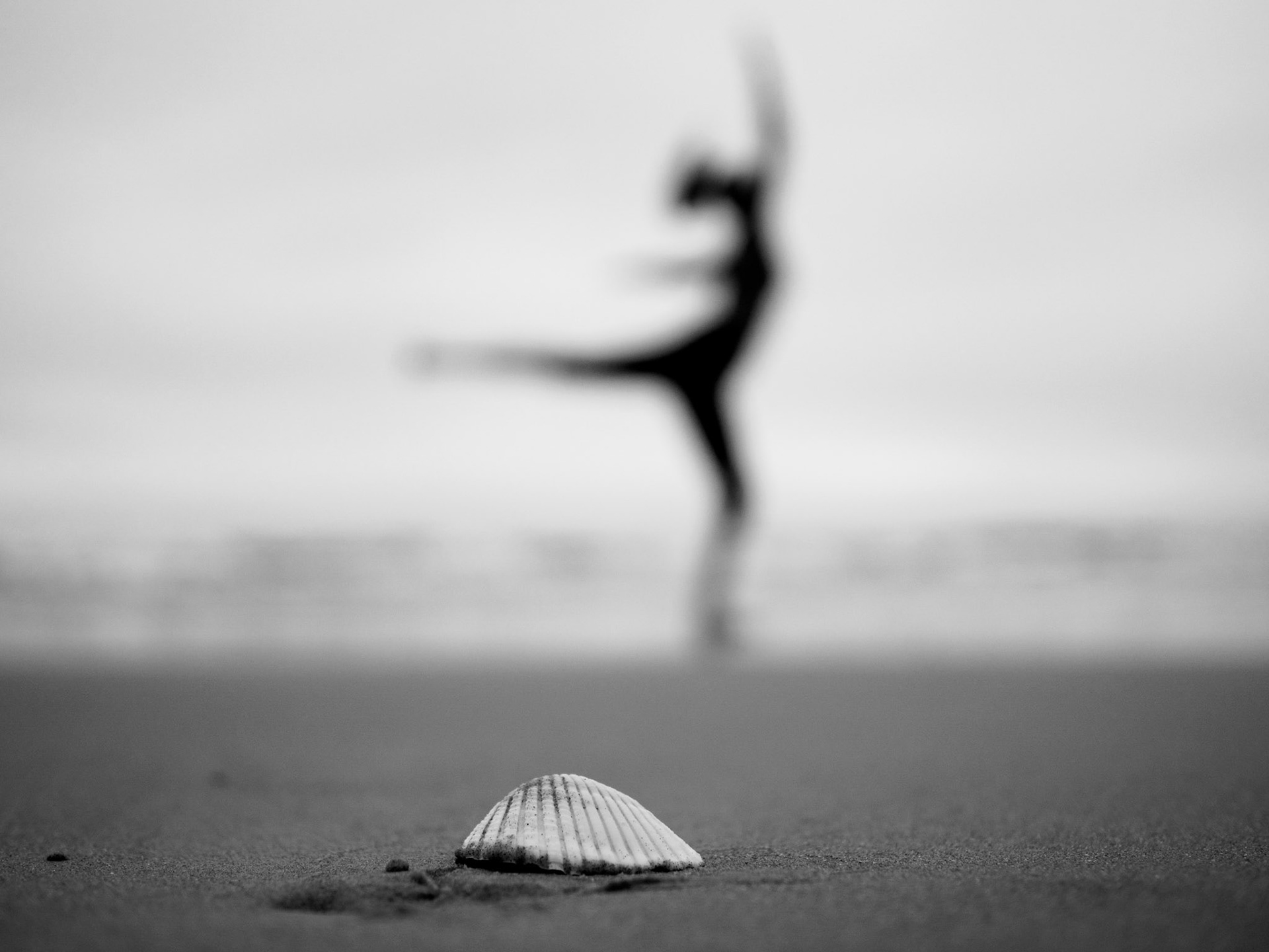 Dancing silhouette, Kiawah Island Beach, South Carolina