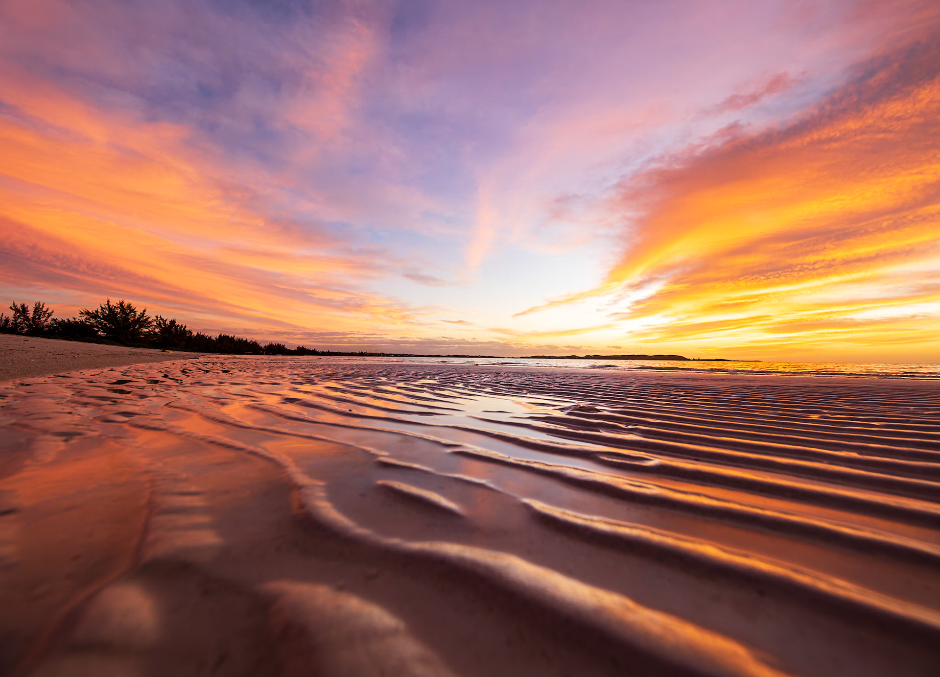 Sunrise at Five Cays Beach, Providenciales, Turks and Caicos Islands