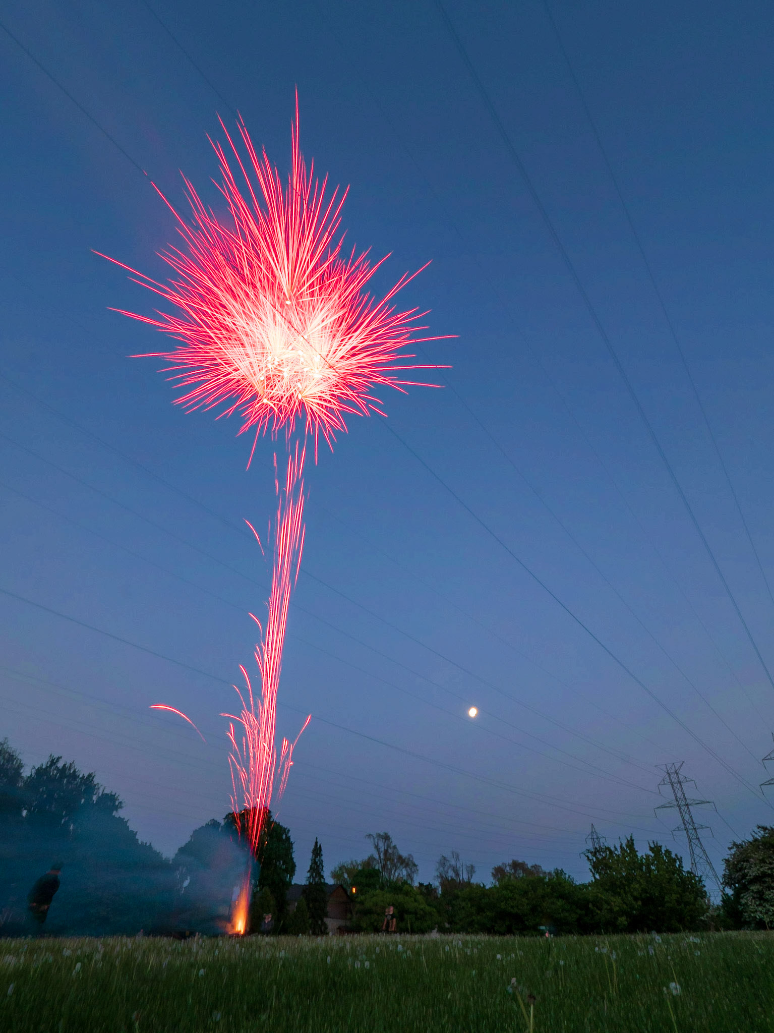 Victoria day fireworks in Etobicoke