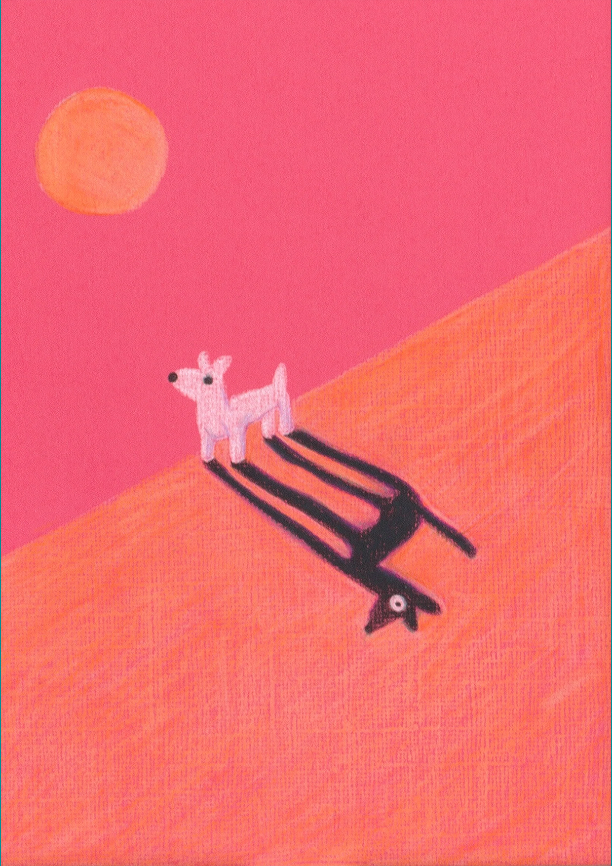 DOG | coloured pencil, A5