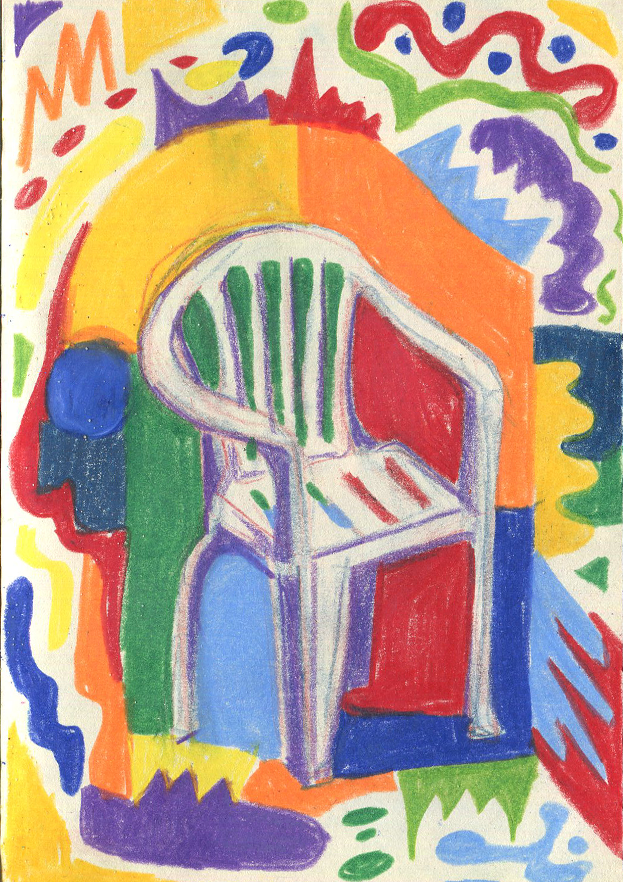 PENCIL TIME IV | coloured pencil, A6