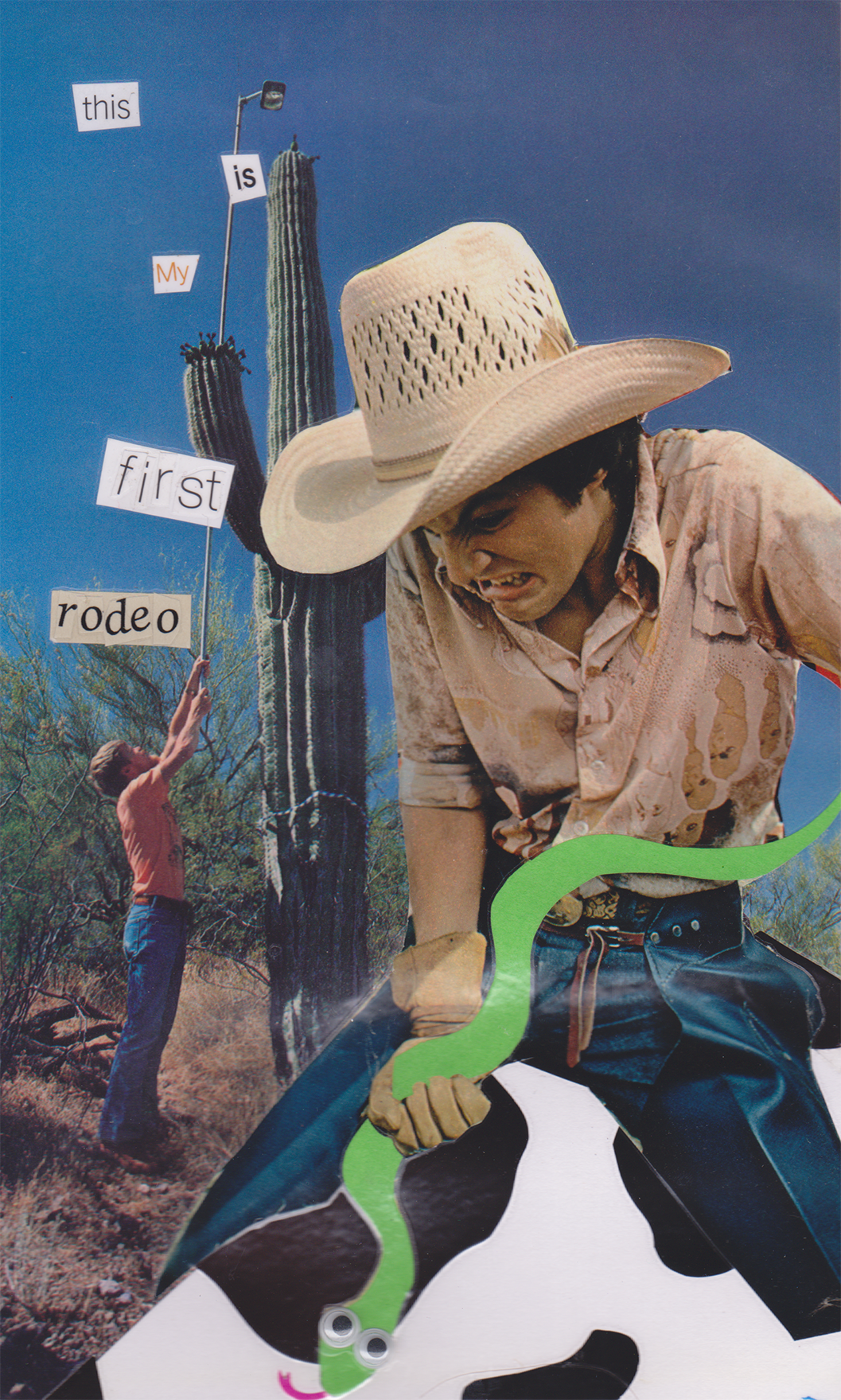 THIS IS MY FIRST RODEO | collage
