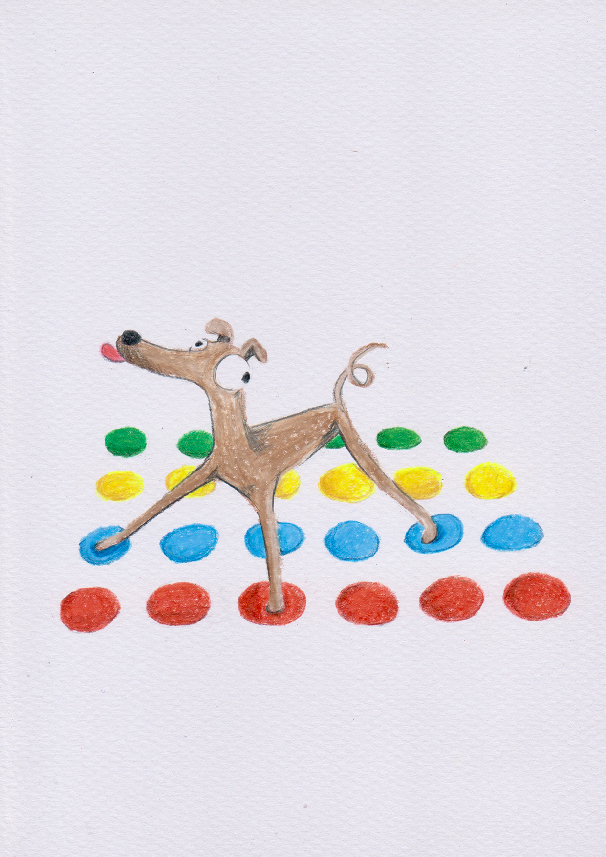 TWISTER | coloured pencil, A5