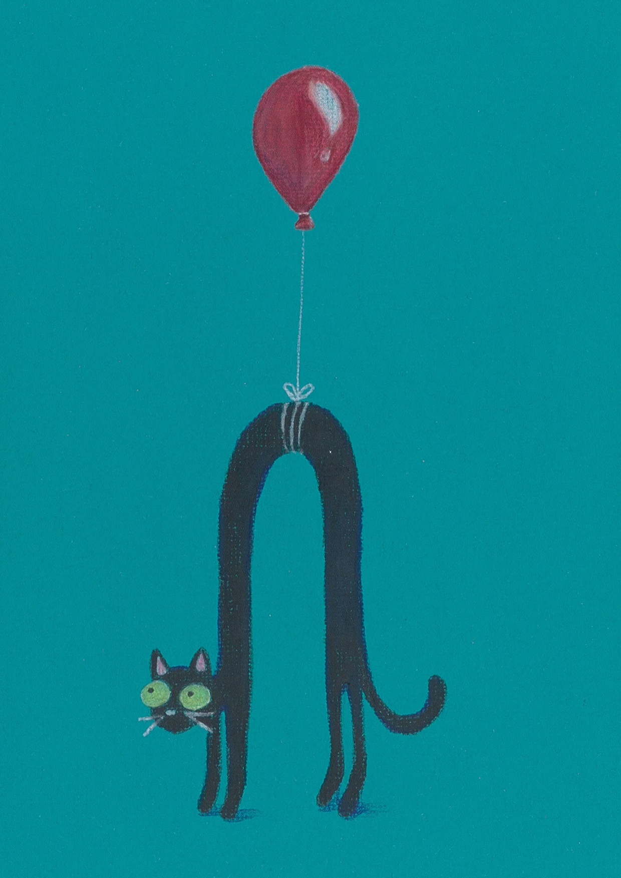 CAT | coloured pencil, A5