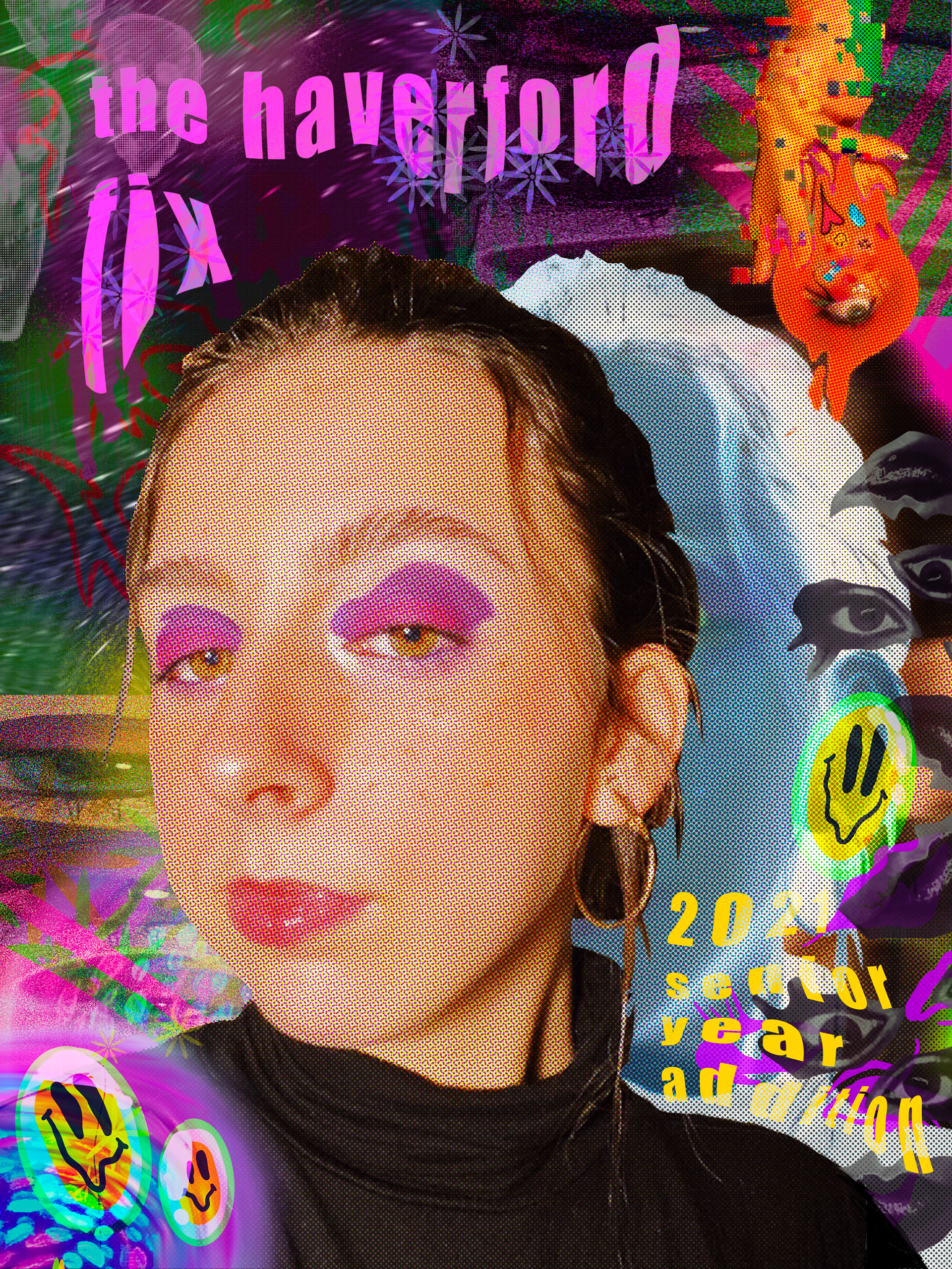 Digital Art Self Portrait for Art Show