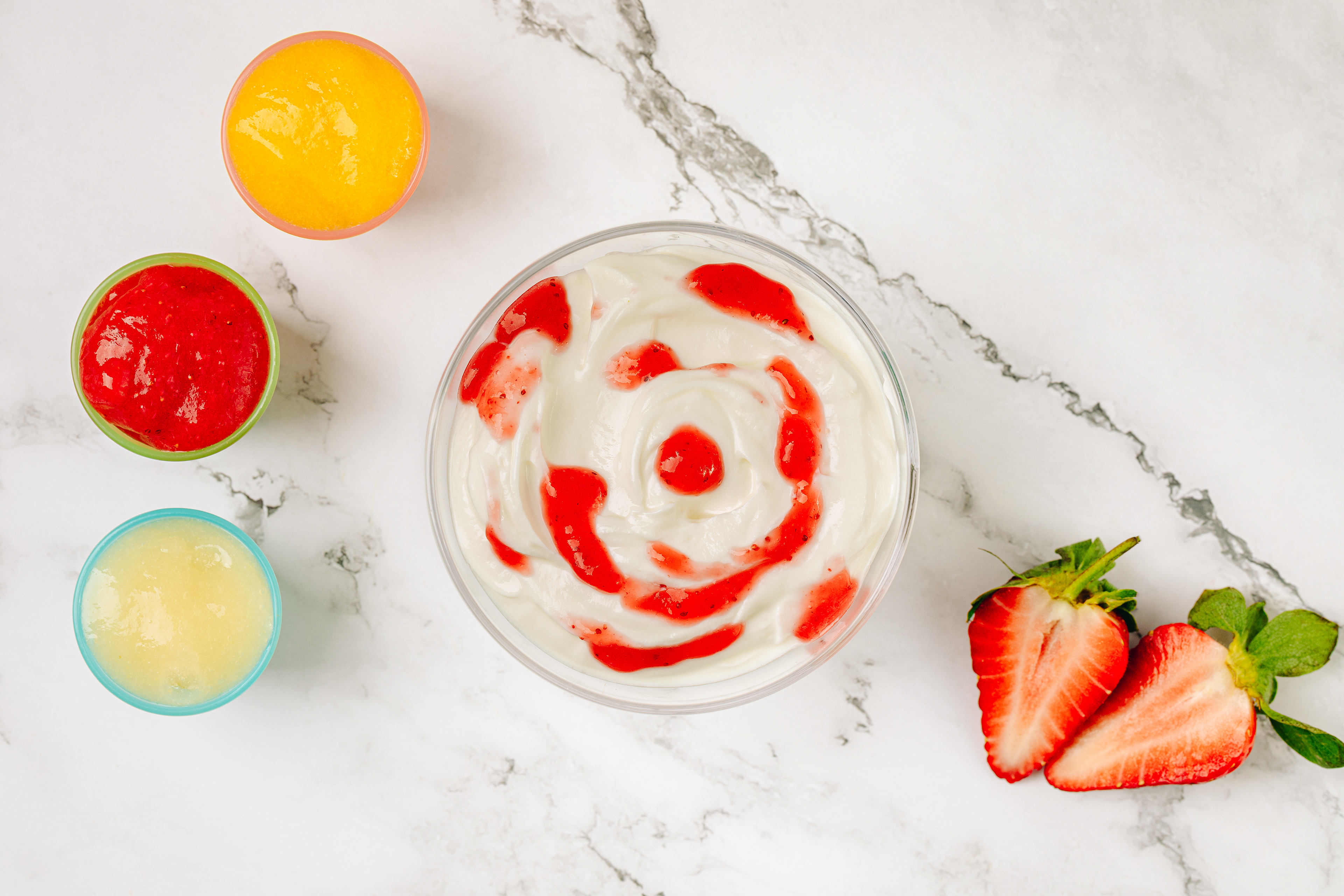 Greek yogurt with Strawberry and Honey