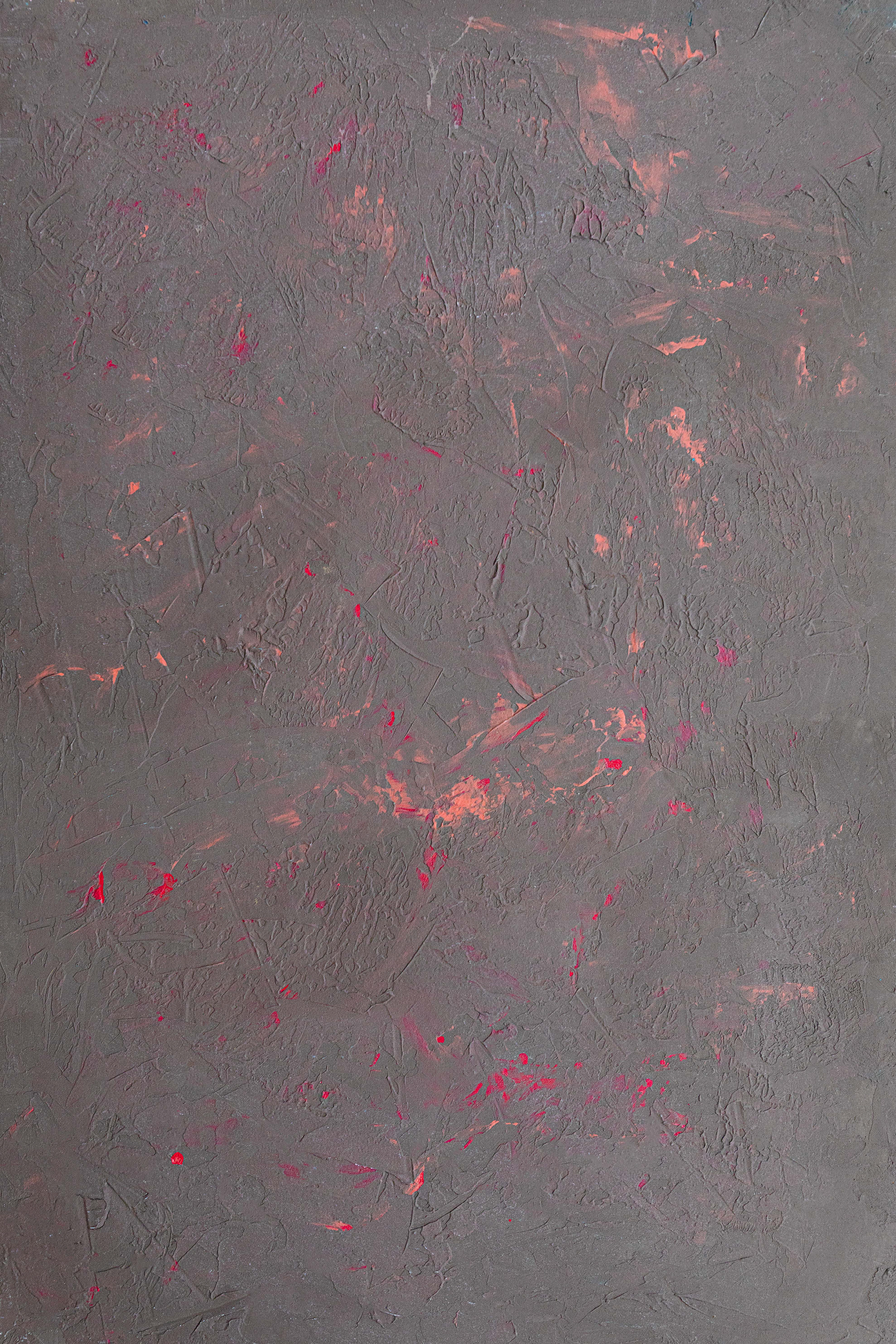 Brown and pink. Timber. 190cm x 60cm. Code: 037