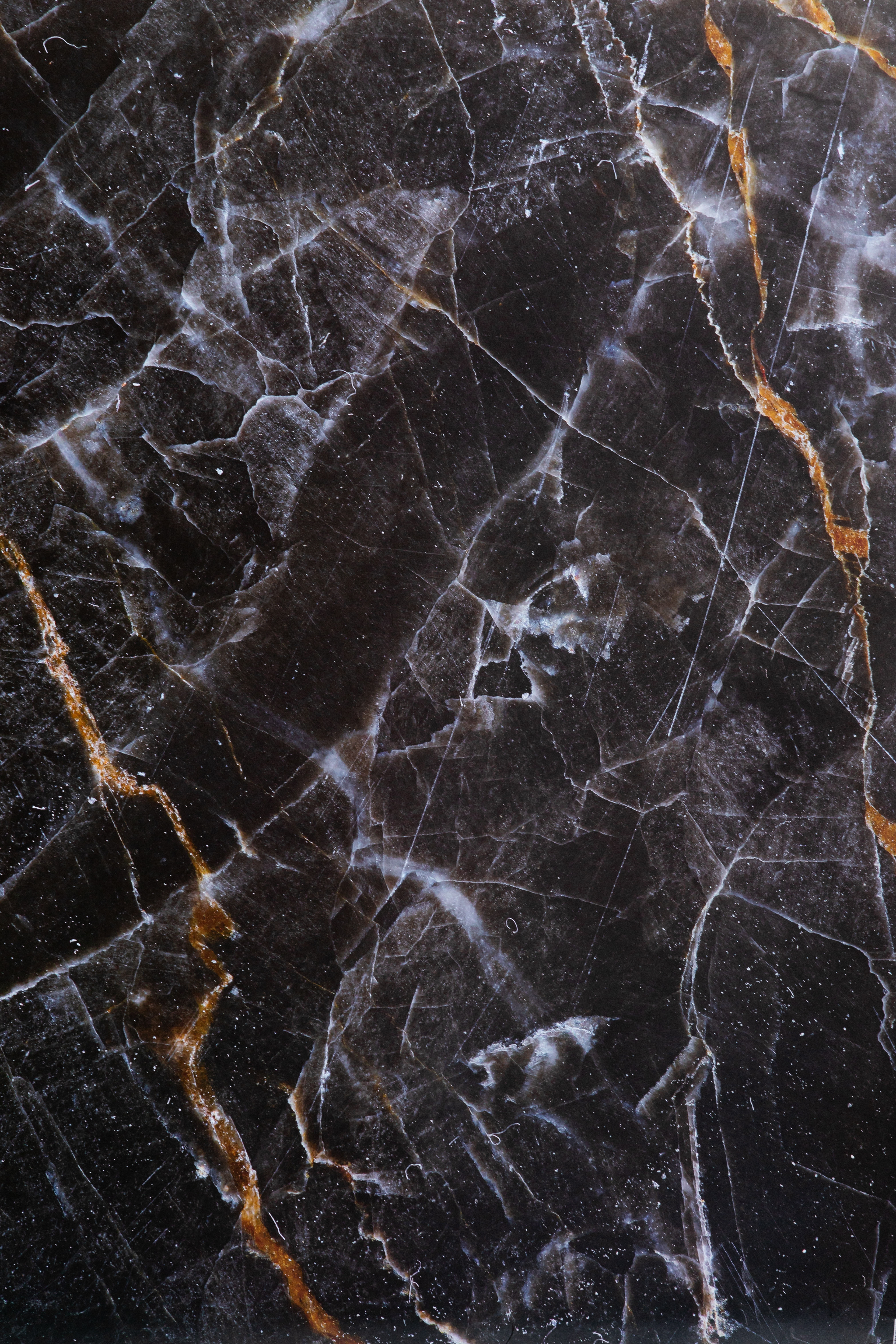 Dark & Gold Marble. Acrylic. 80cm x 55cm. Code: 024