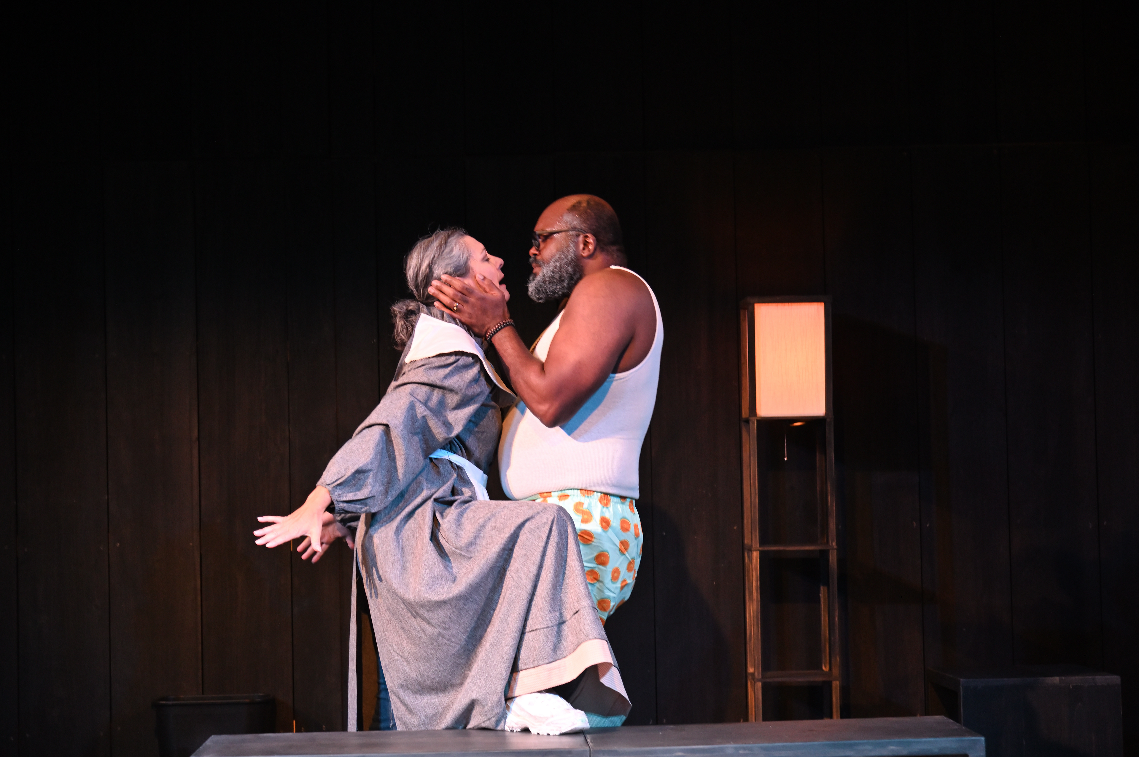 Angela Brazil (Becky) and Dereks Thomas (Bob)