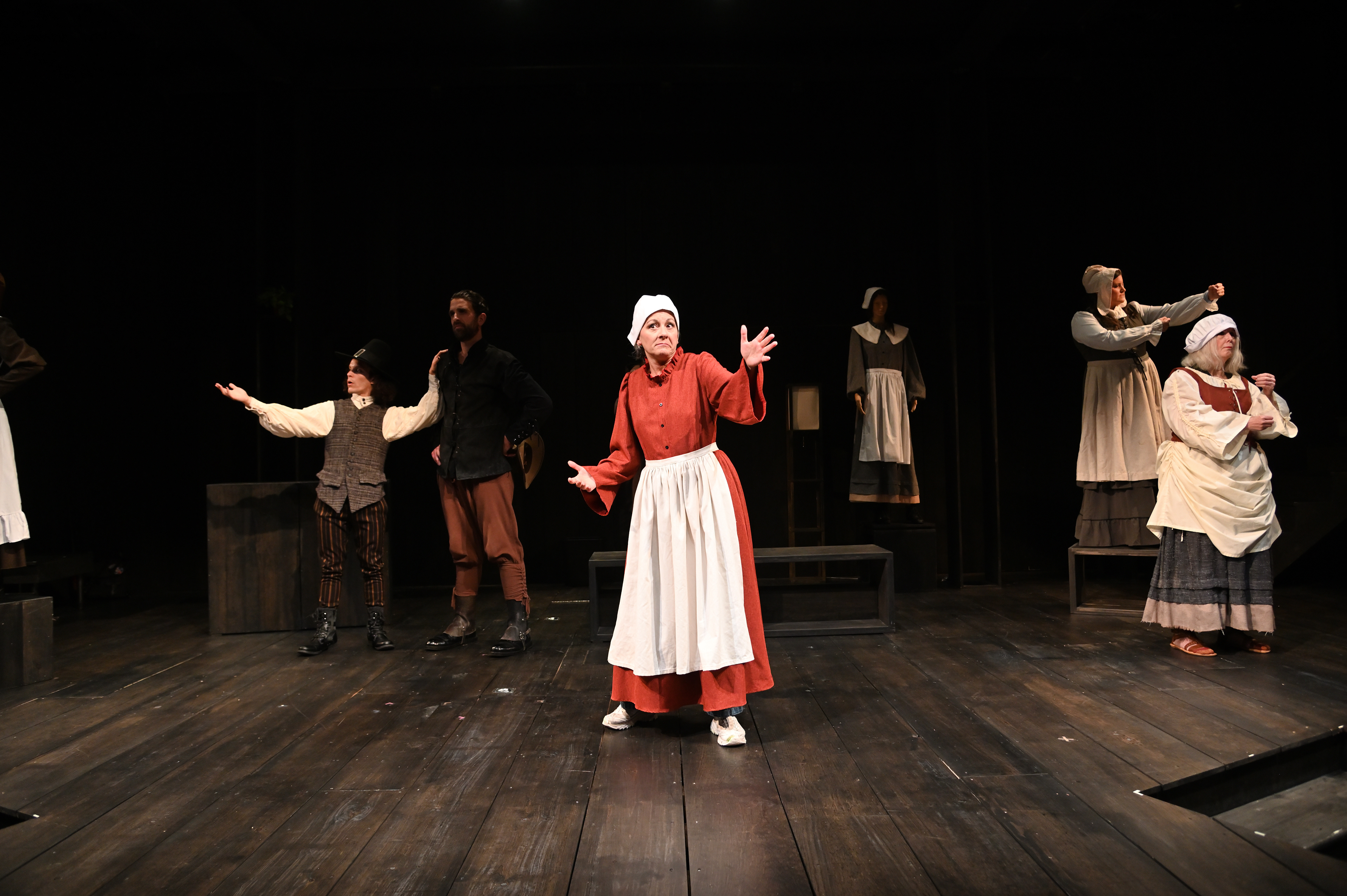 Angela Brazil (Becky) and Cast as Salem Museum Wax Figures