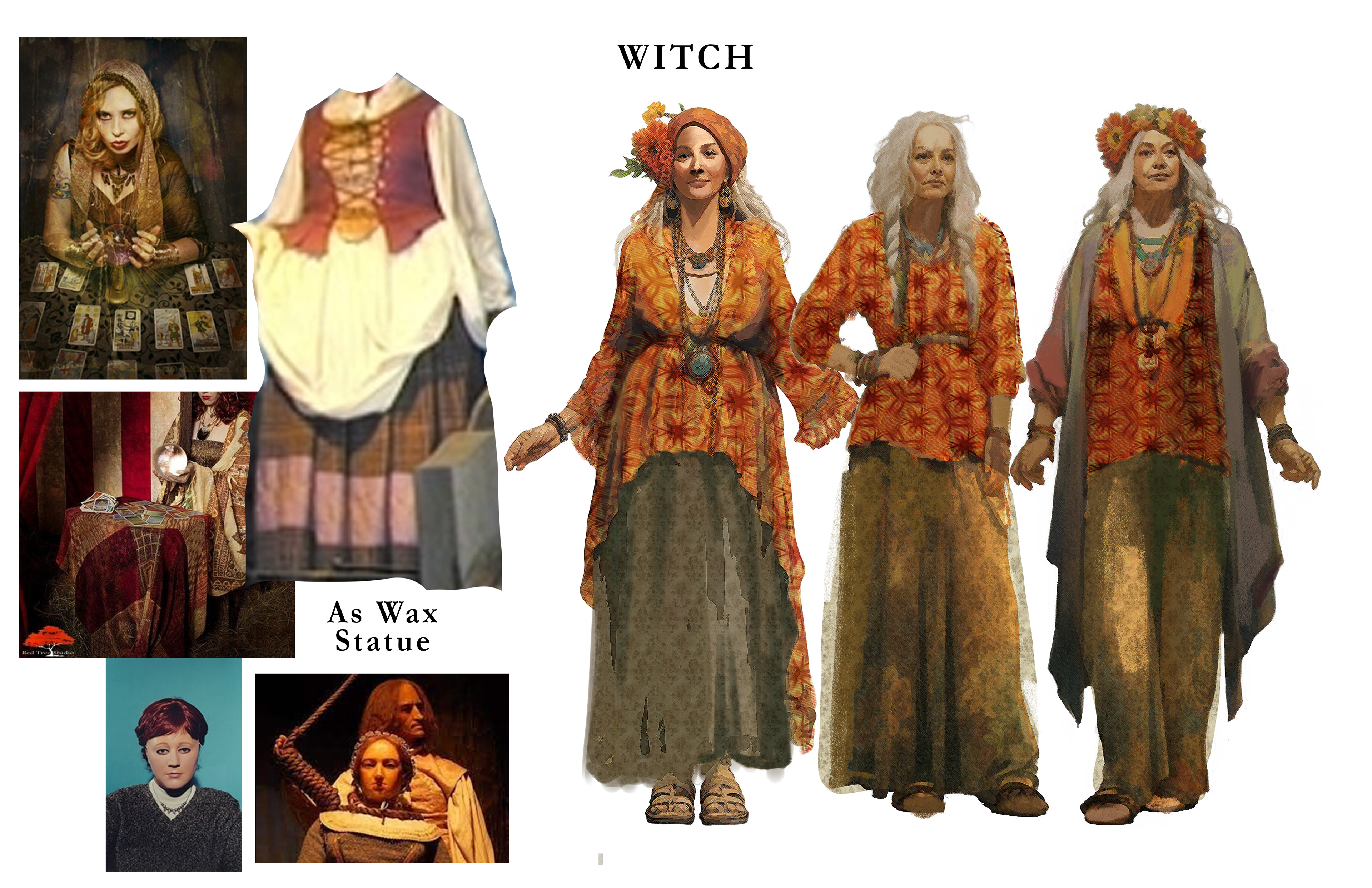 Renderings/Collage for Witch