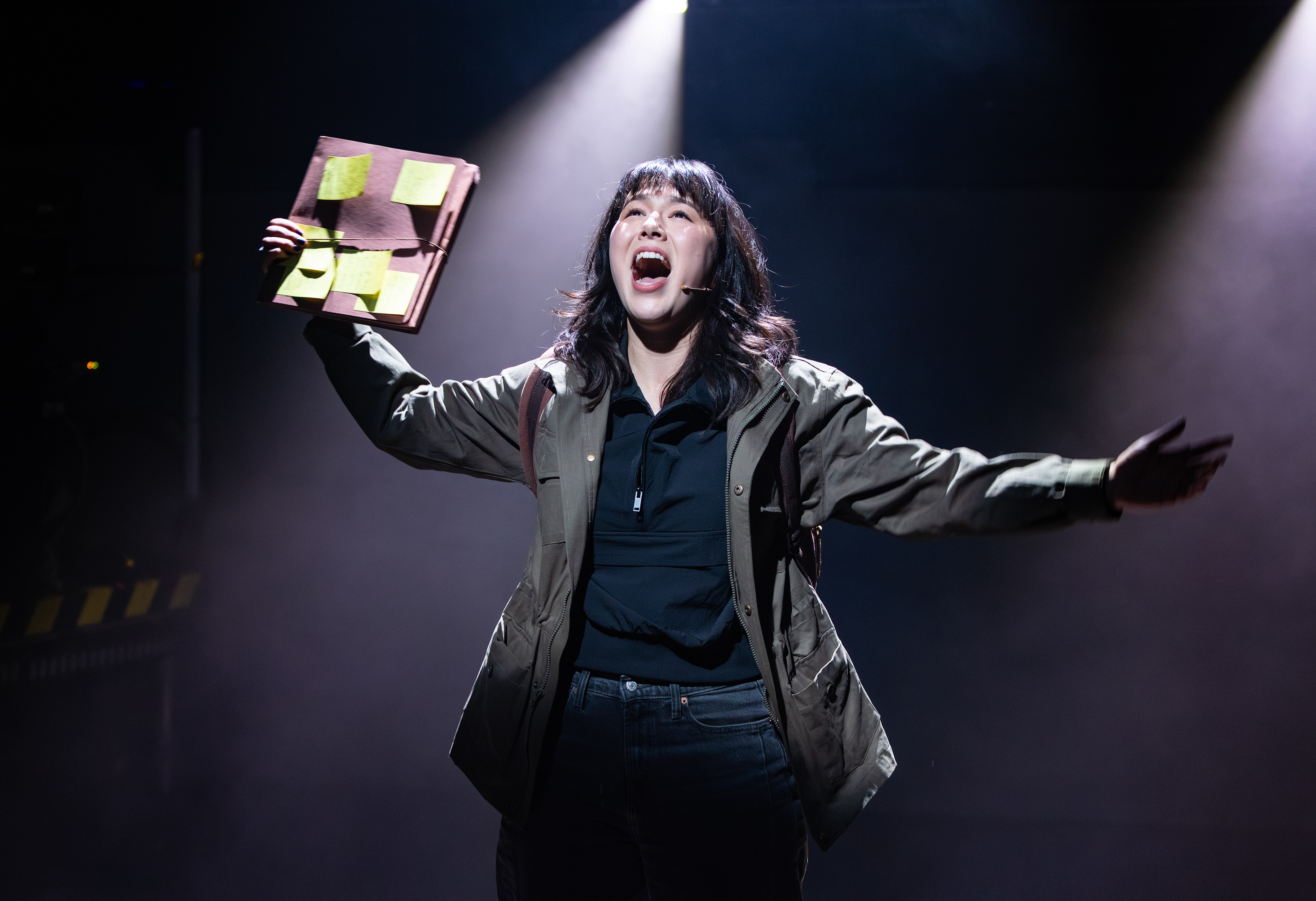 Mia Pak (Darius) in Safety Not Guaranteed at Signature Theatre. Photo by Christopher Mueller.