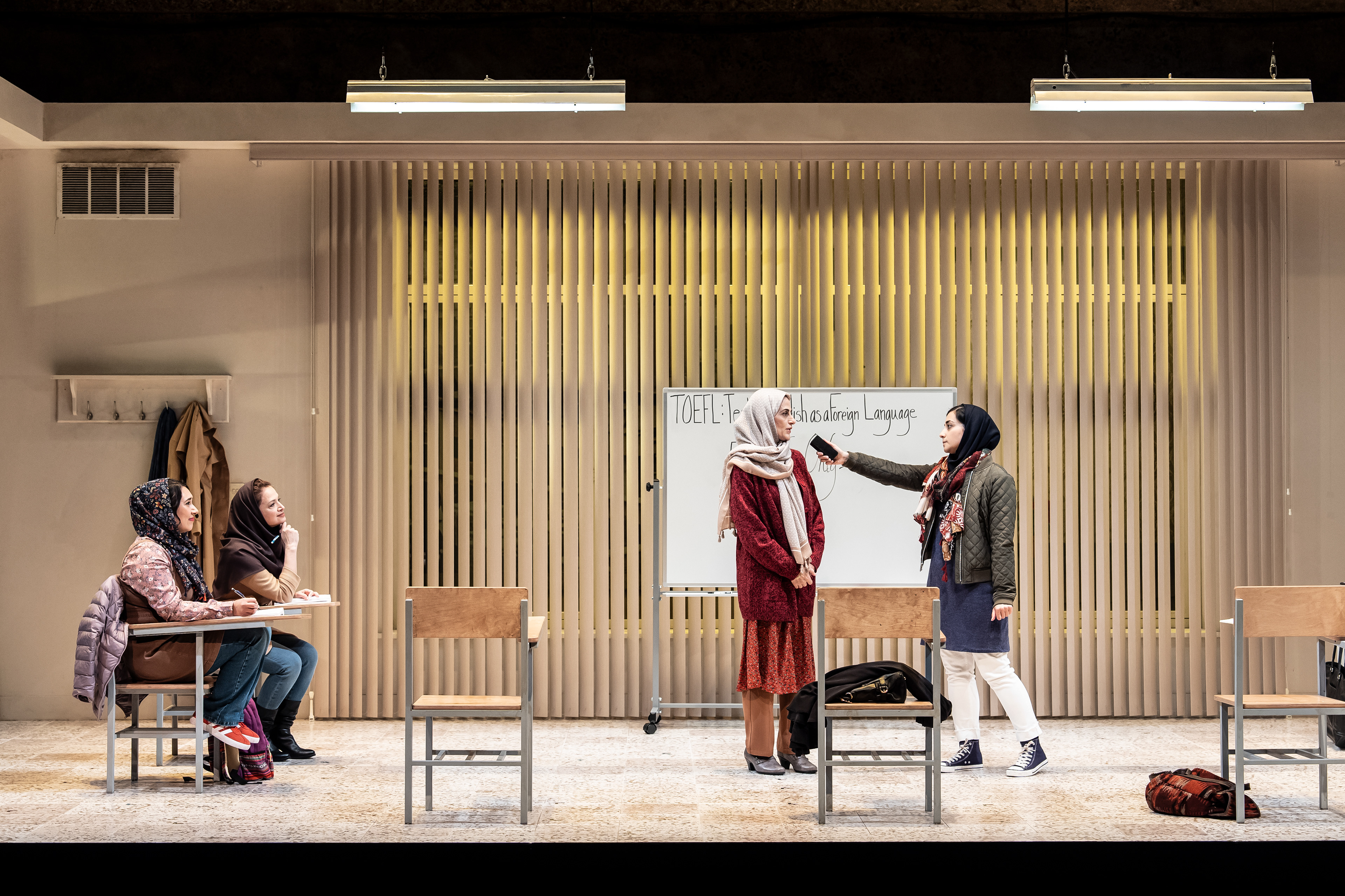 Shadee Vossoughi(Goli), Sahar Bibiyan(Roya) and Nikki Massoud(Elham)