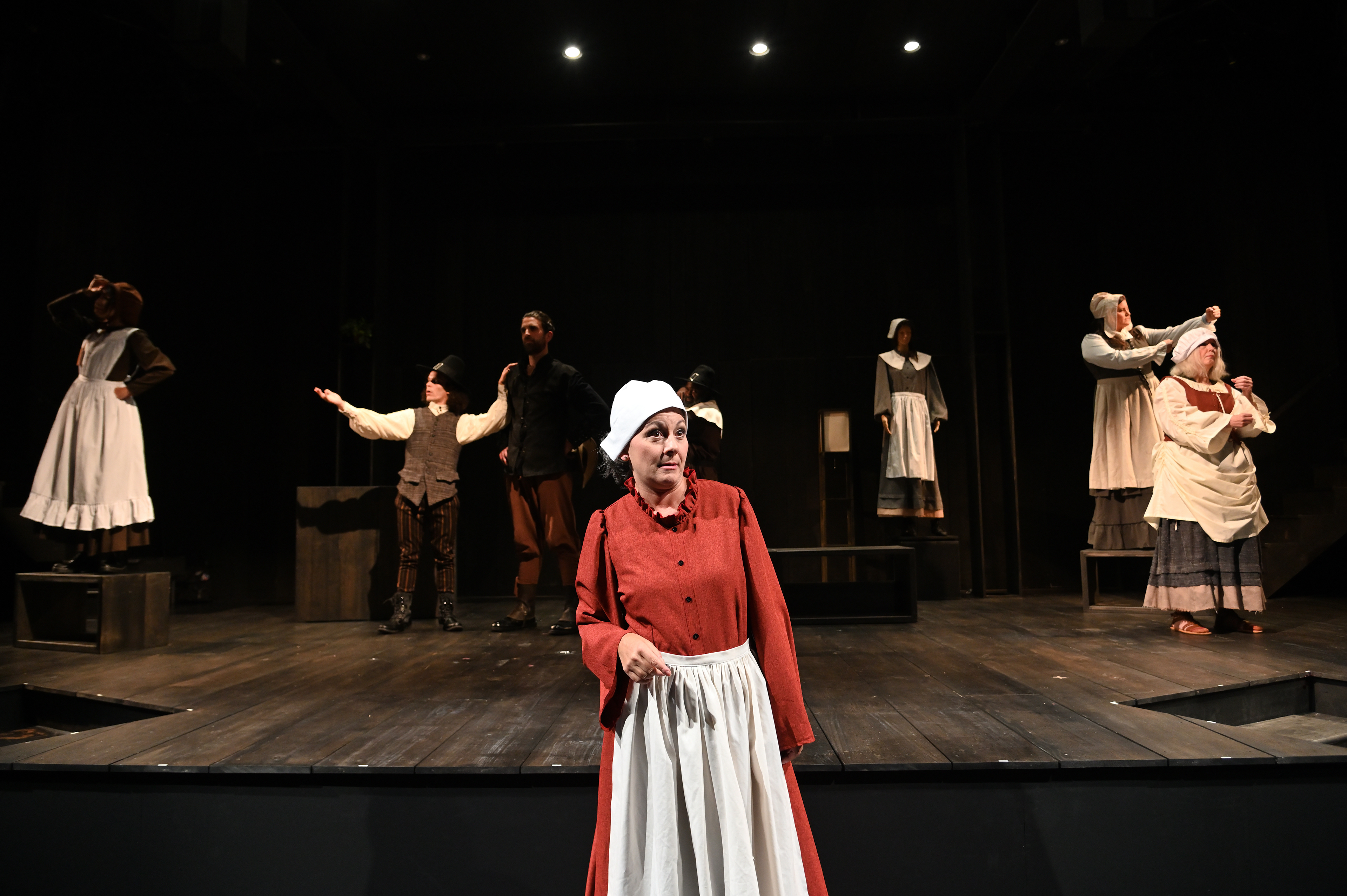 Angela Brazil (Becky) and Cast as Salem Museum Wax Figures
