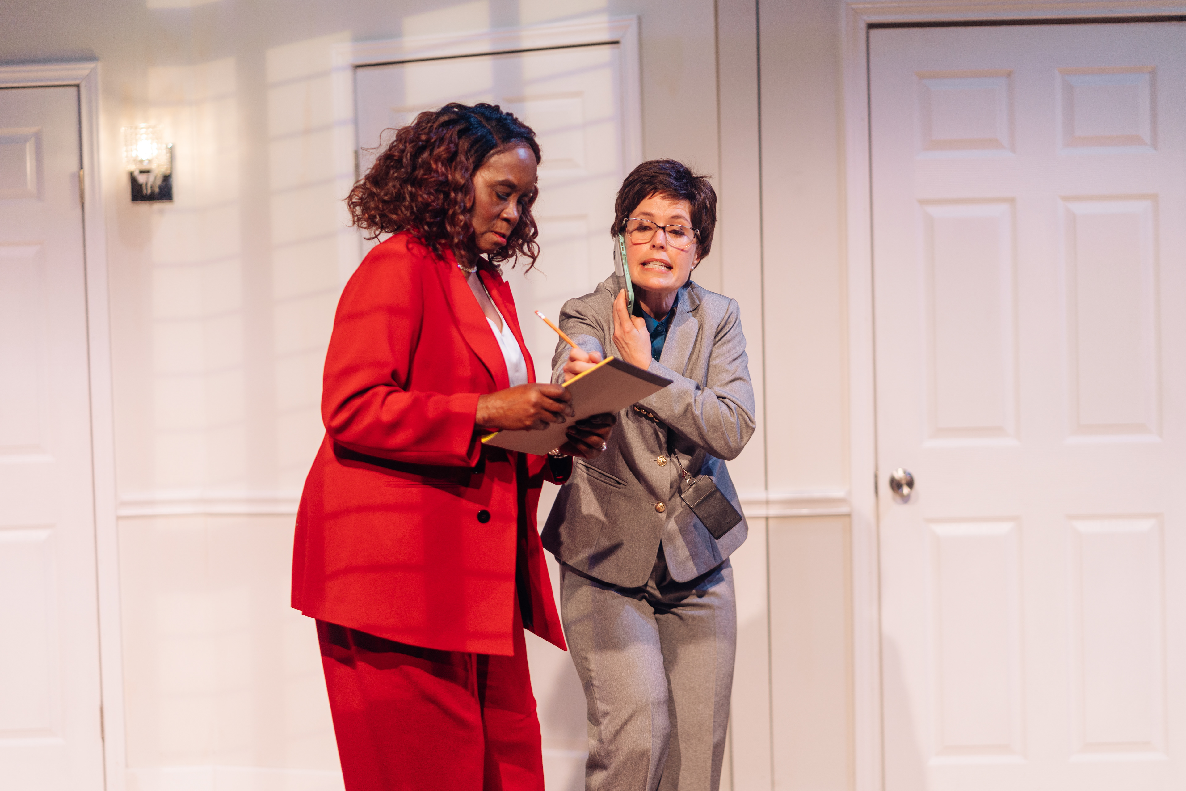 From Left: Vickie Washington(Margaret) and Dana Schultes( Harriet)