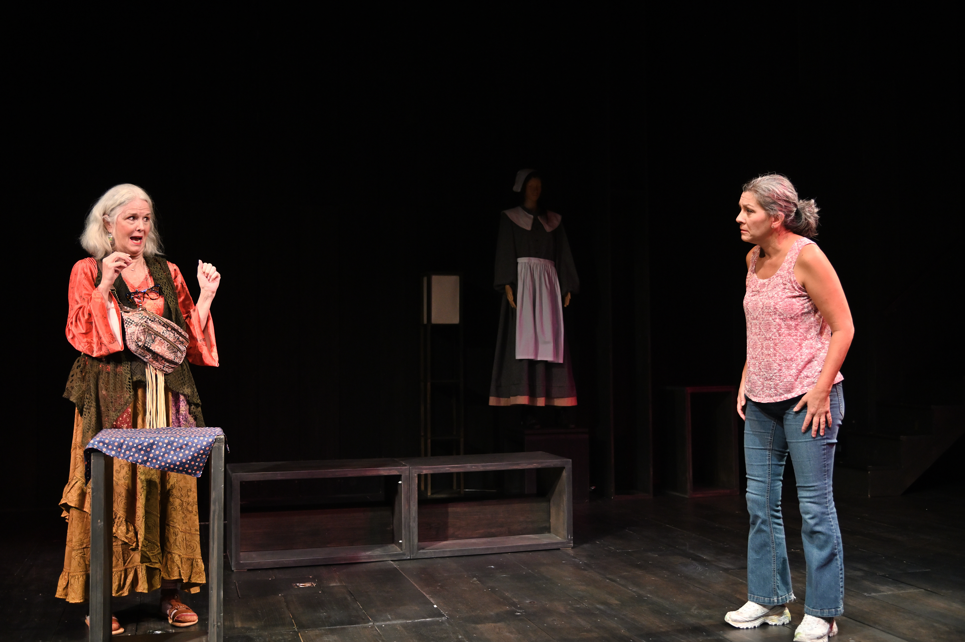 Meg Thalken (Witch) and Angela Brazil (Becky)