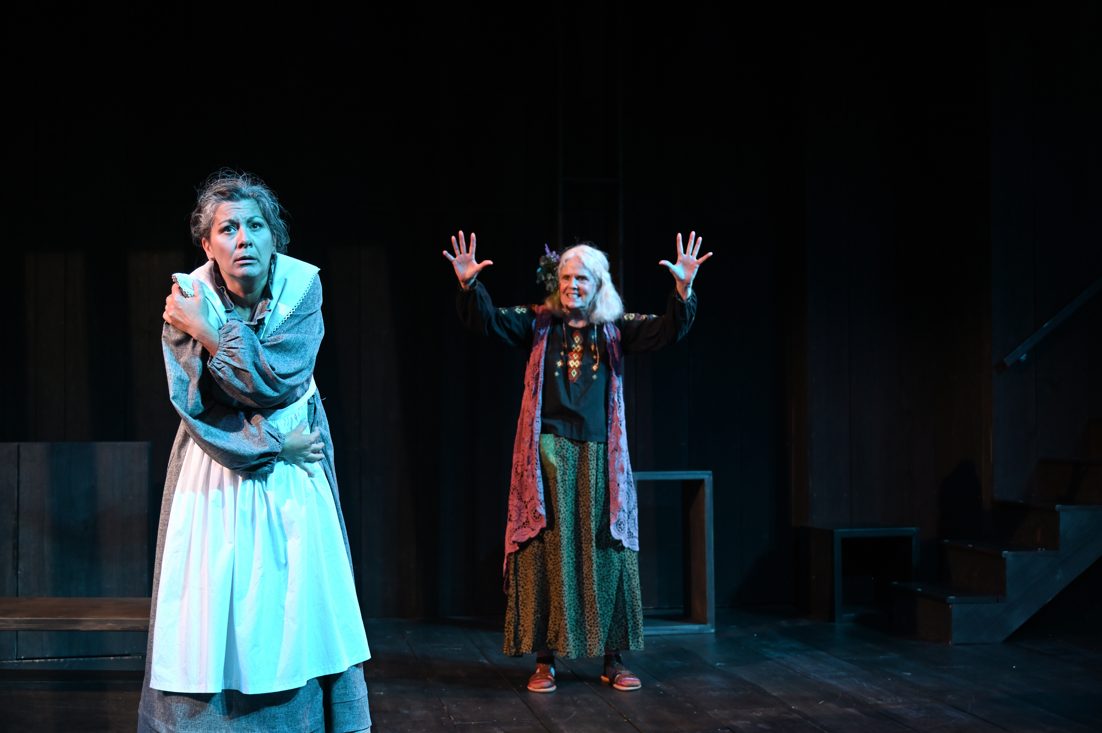 Angela Brazil (Becky) and Meg Thalken (Witch)