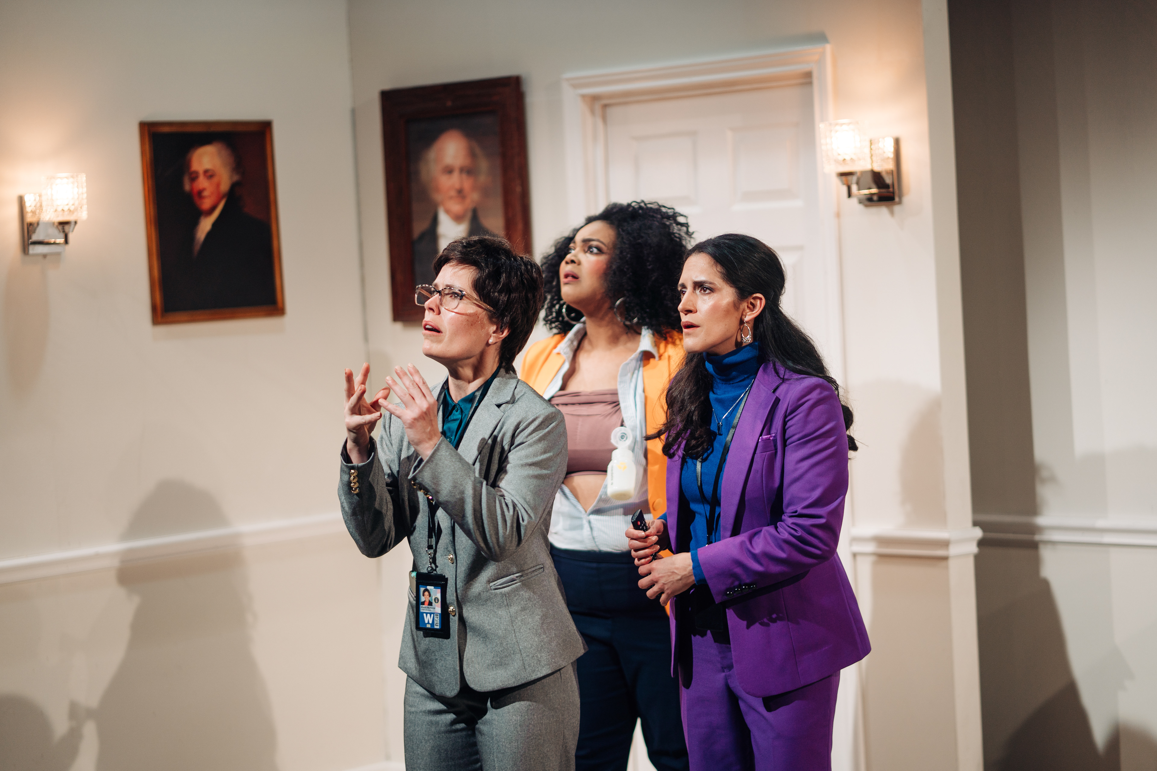 Dana Schultes(Harriet), Octavia Thomas (Chris) and Vanessa DaSilvia(Jean)