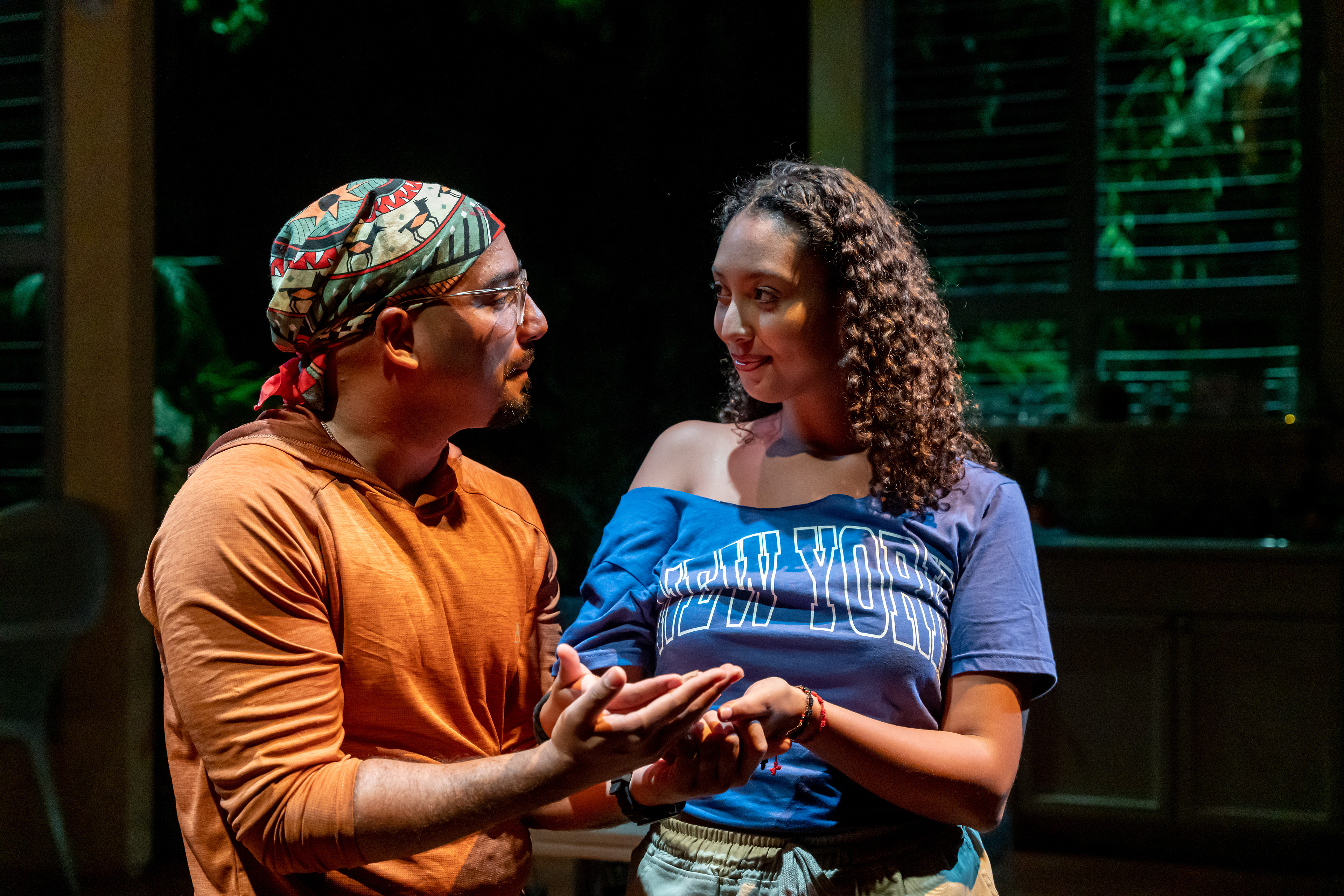 Germainne Lebron (Monchi) and Angela Reynoso (Maria)