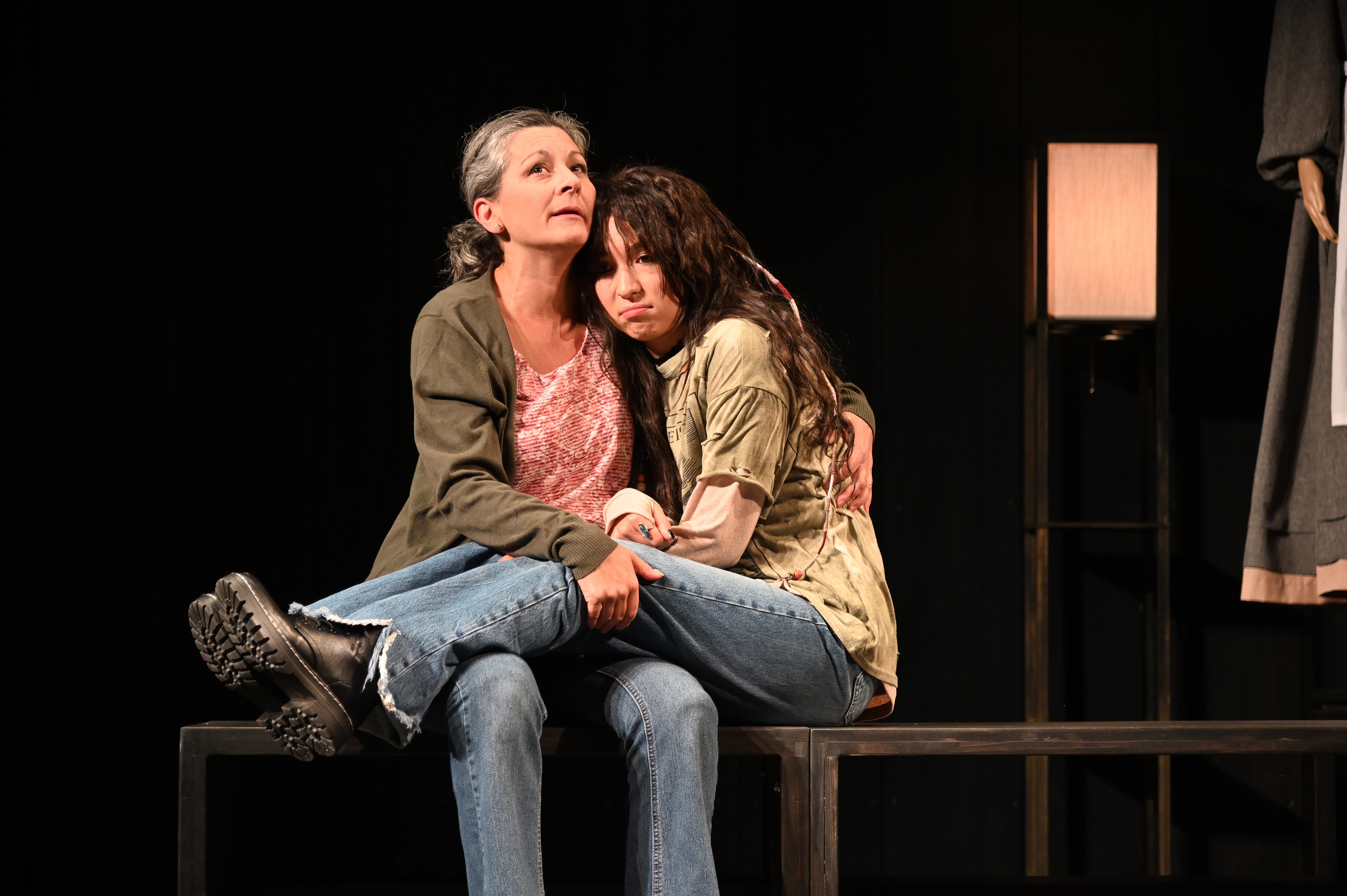 Angela Brazil (Becky) and Jihan Haddad (Gail)