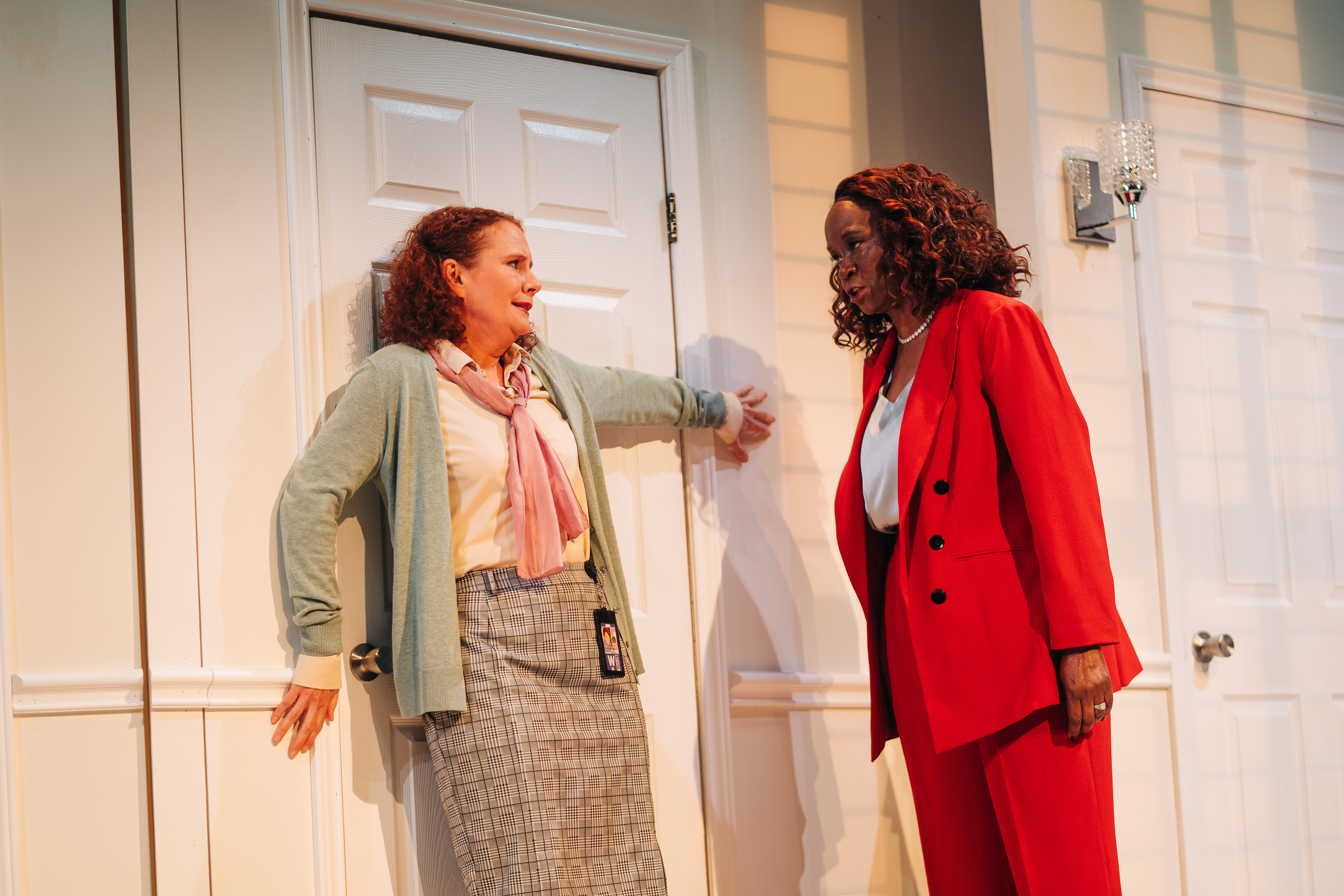 From left: Kristin McCollum(Stephanie) and Vickie Washington(Margaret)