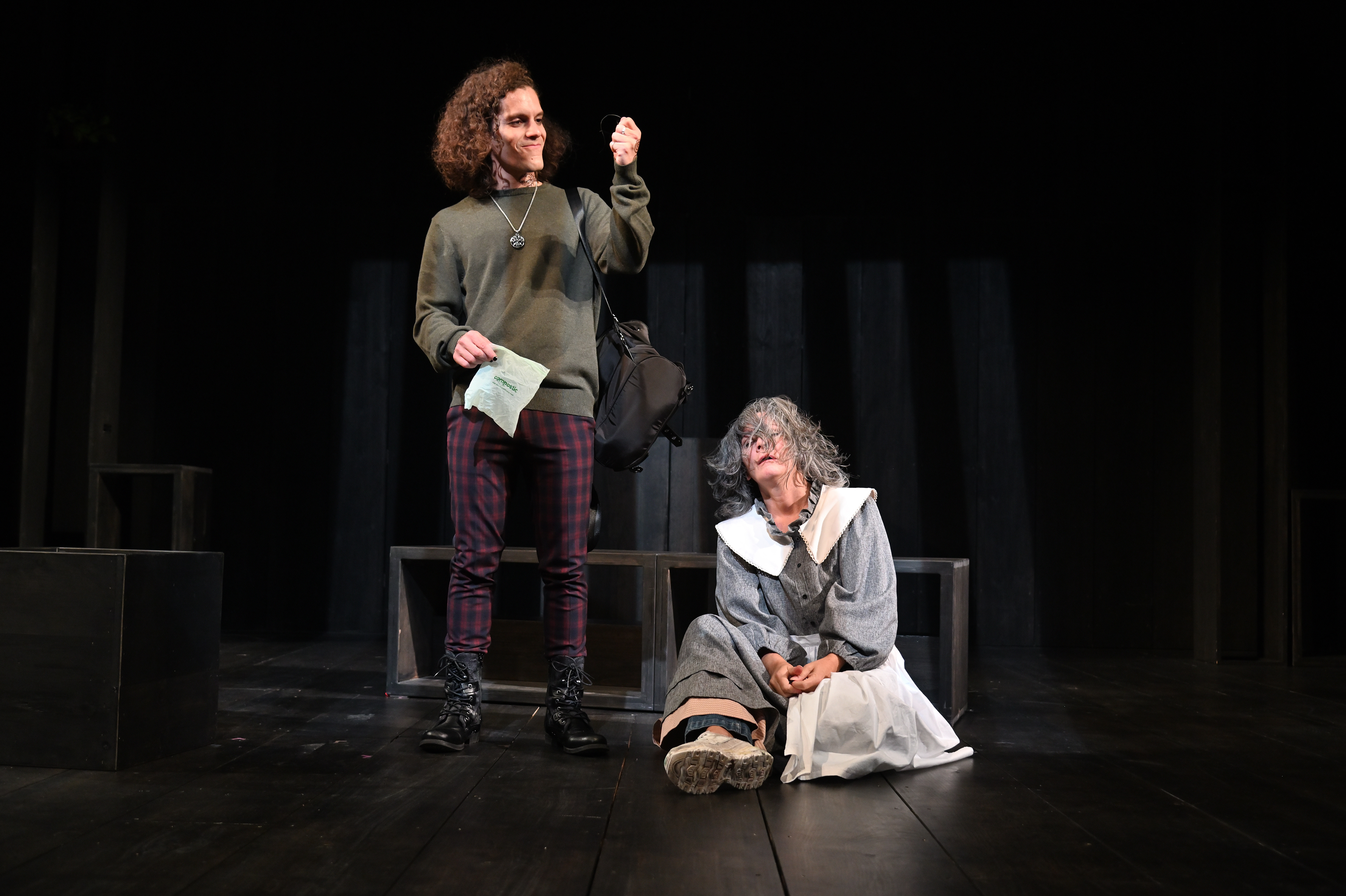 Alexander Crespo-Rosario II (Stan) and Angela Brazil (Becky)