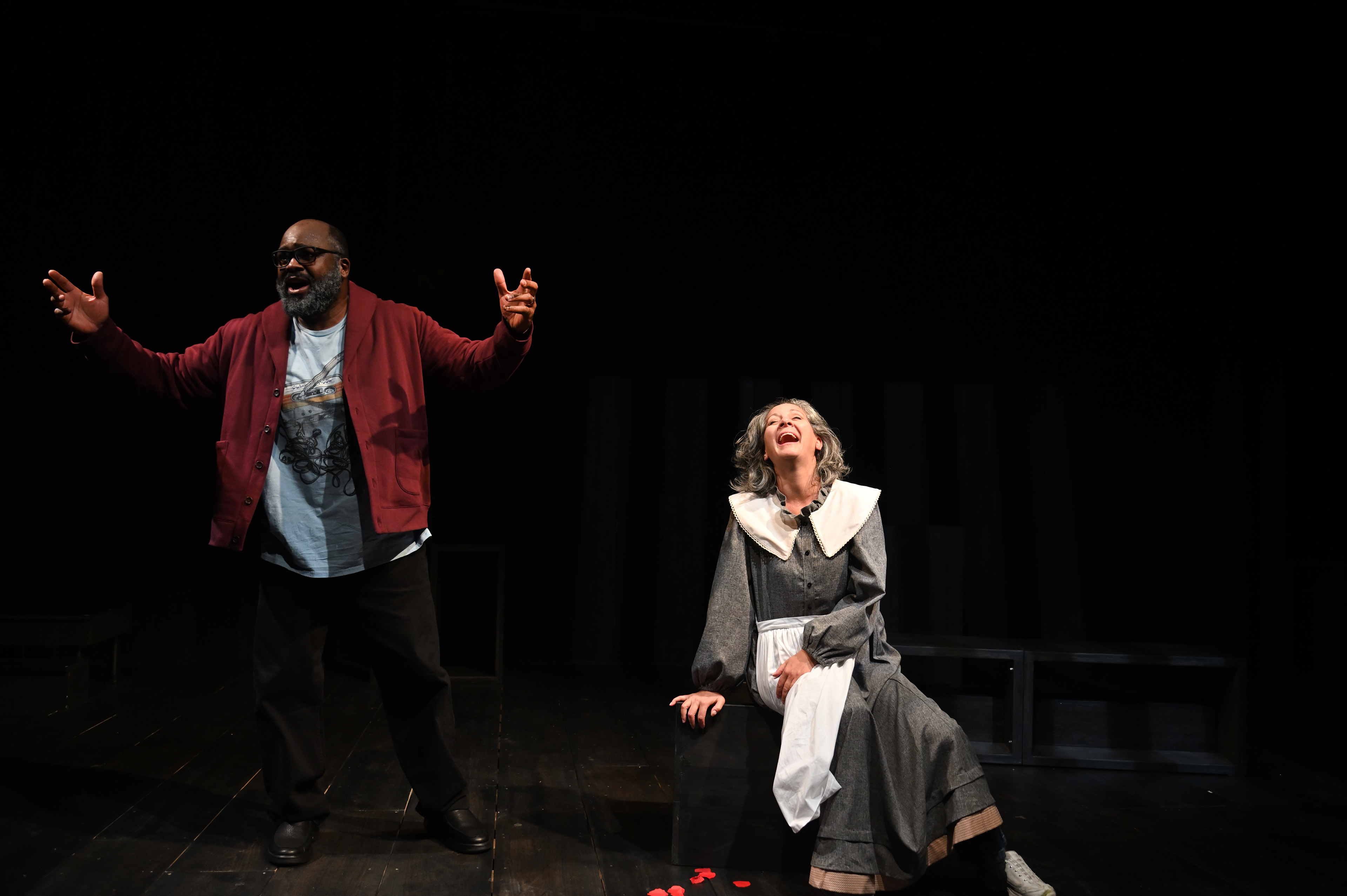 Dereks Thomas (Bob) and Angela Brazil( Becky)