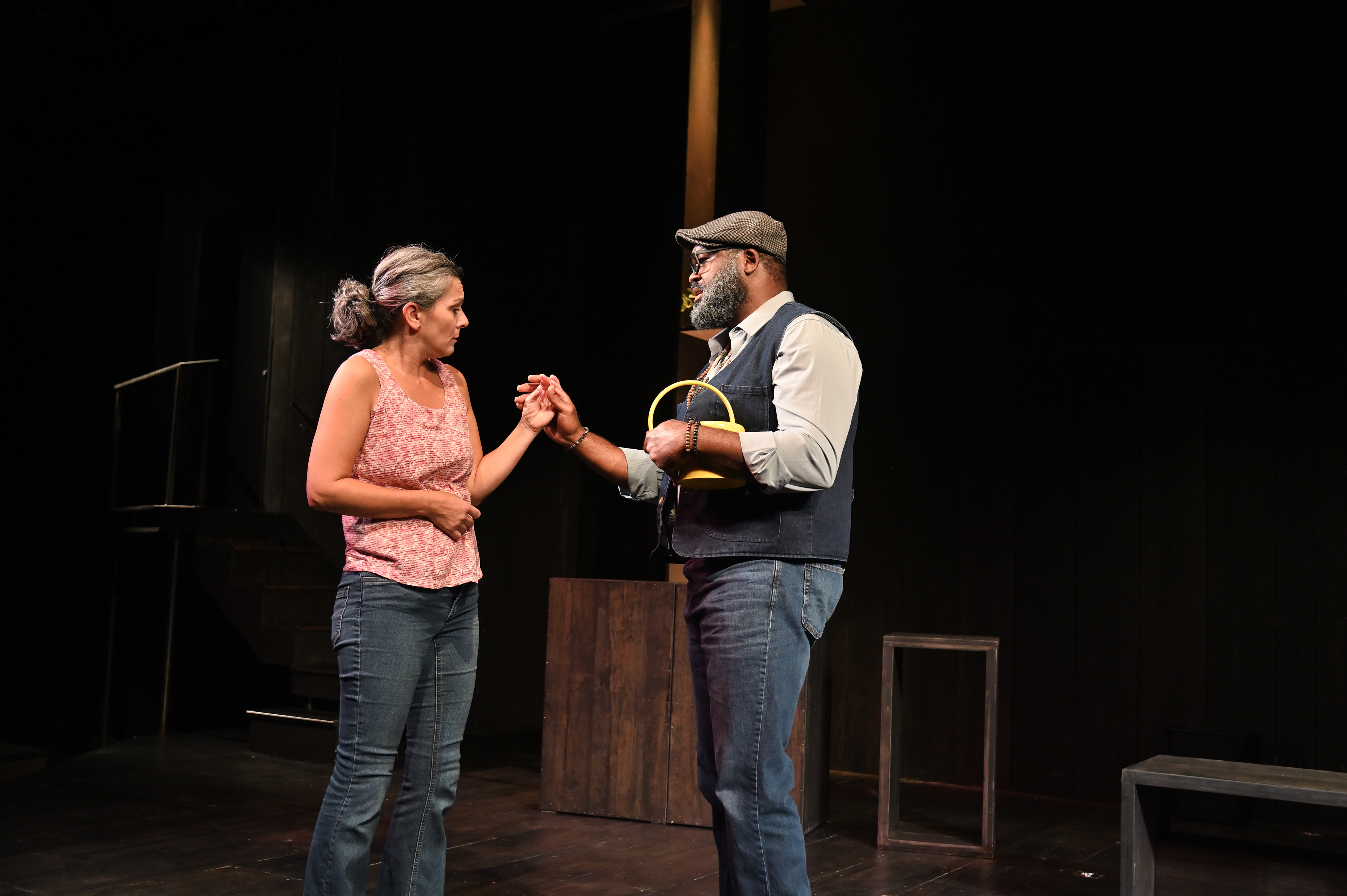 Angela Brazil (Becky) and Dereks Thomas (Bob)