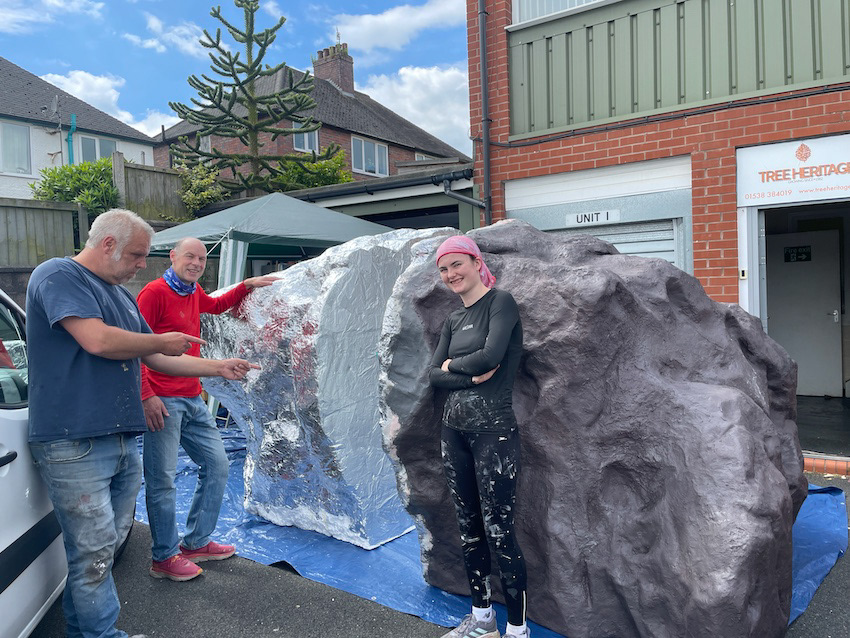 Team shot of production team (Mally, Gareth, Louise)