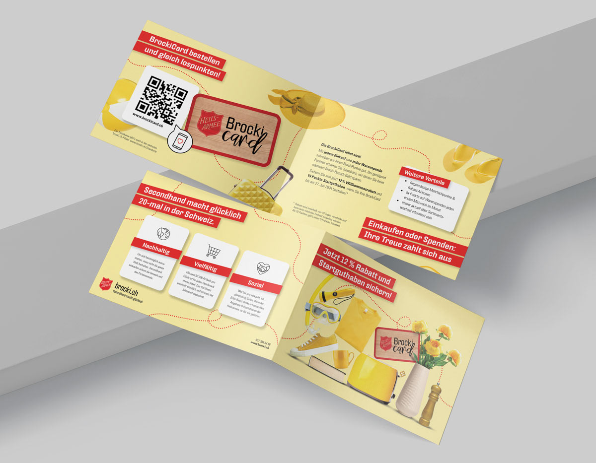 4- seitiger Flyer
