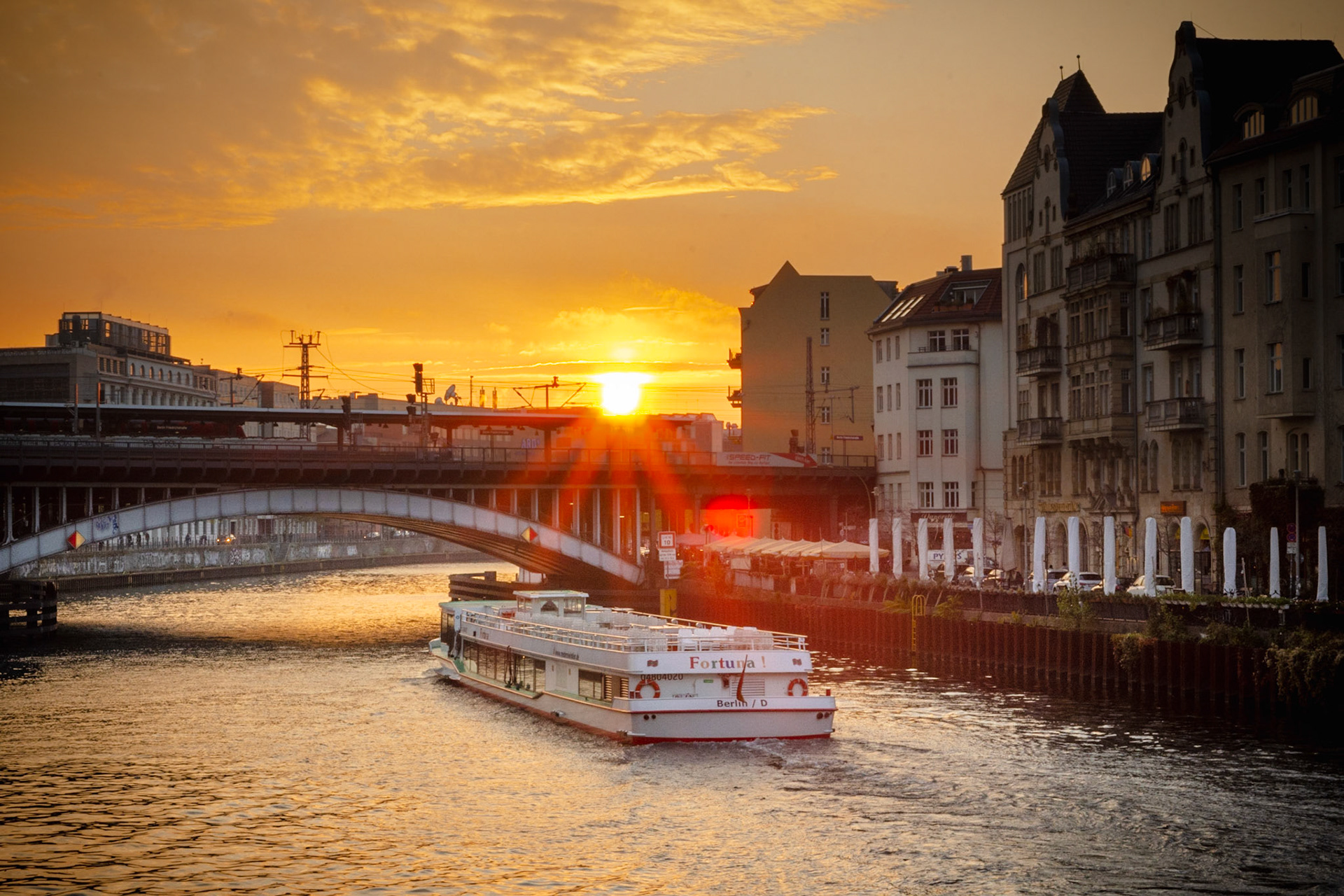 Sunset in Berlin