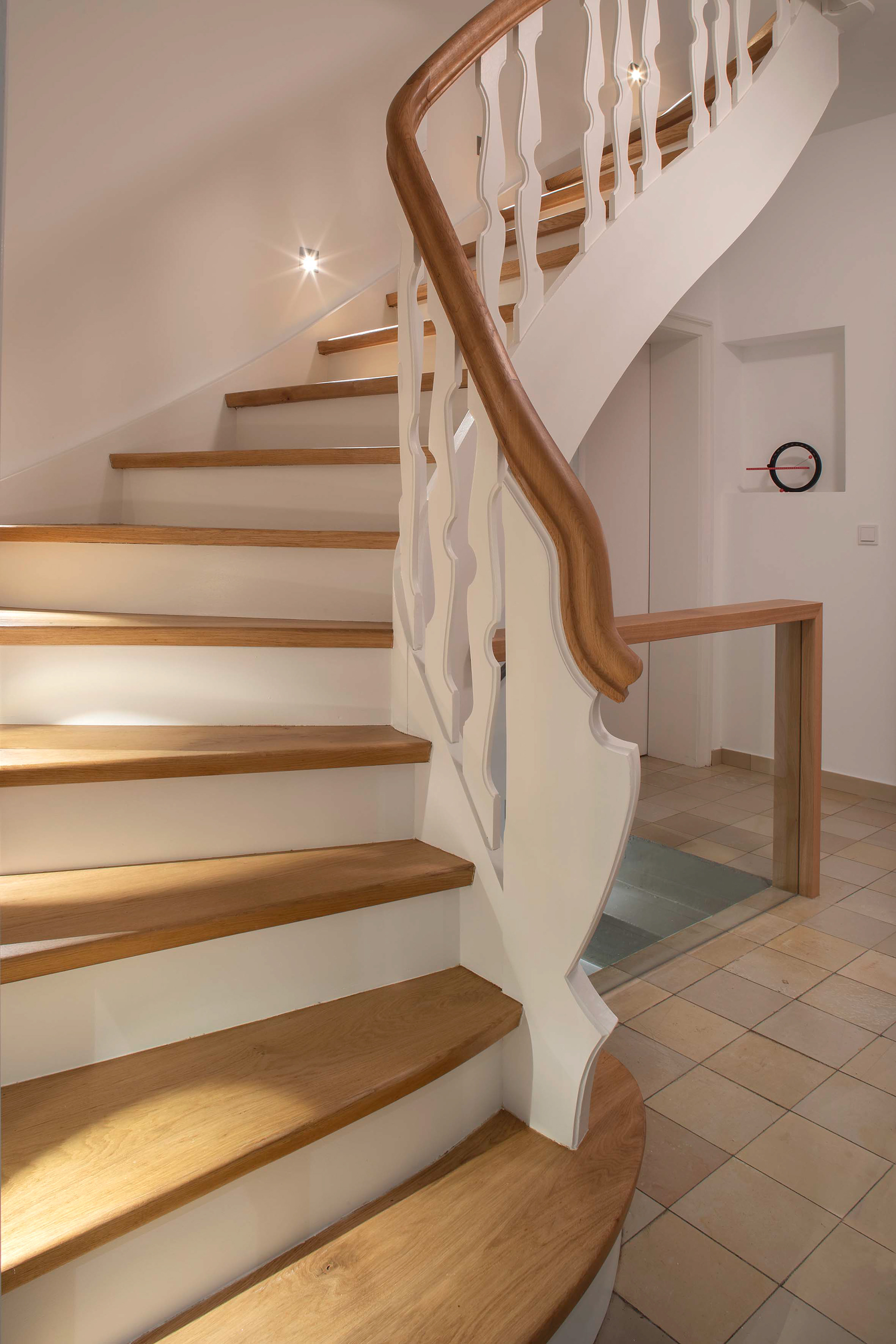 Neugestaltung Treppe Privathaus, Altenbochum, Werksentwurf, 2019, Tischlerei Werkstätten Dickerhoff