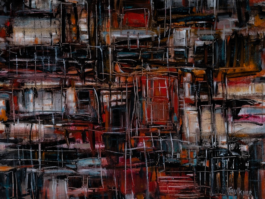 Red Door #3, 12x16, Acrylic on Canvas, 2018