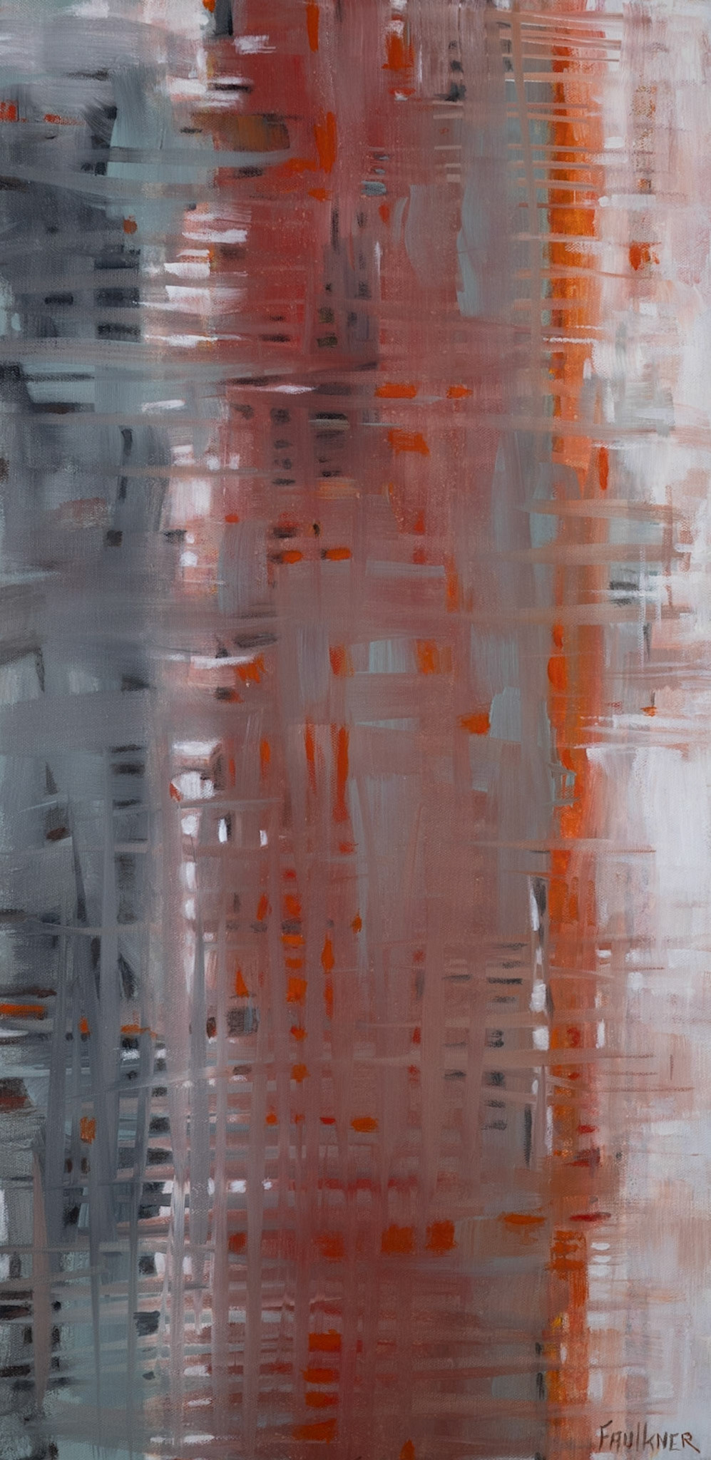 Untitled , 15x30, Acrylic on Canvas, 2018