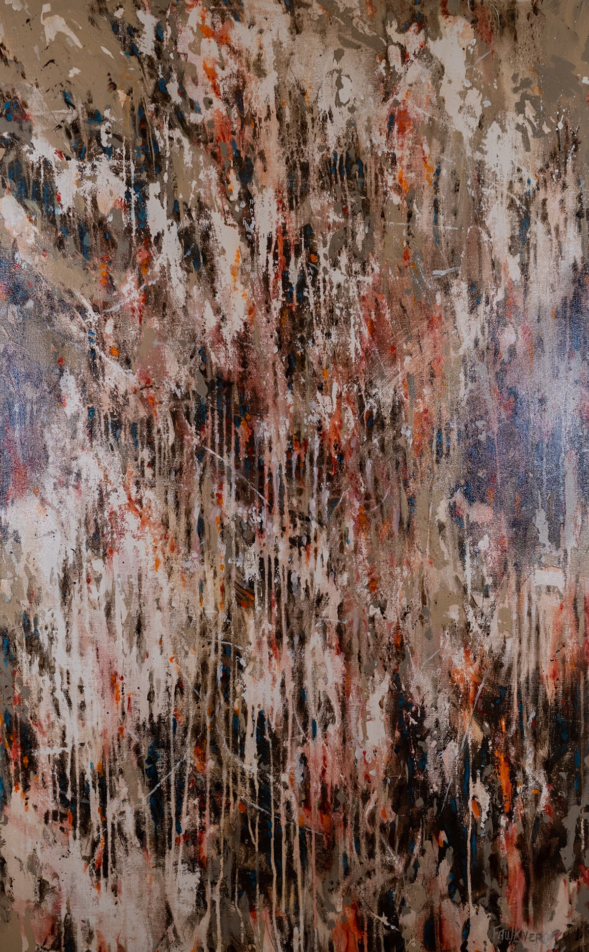 The Wall, 40x48, Acrylic on Canvas, 2/6/2018