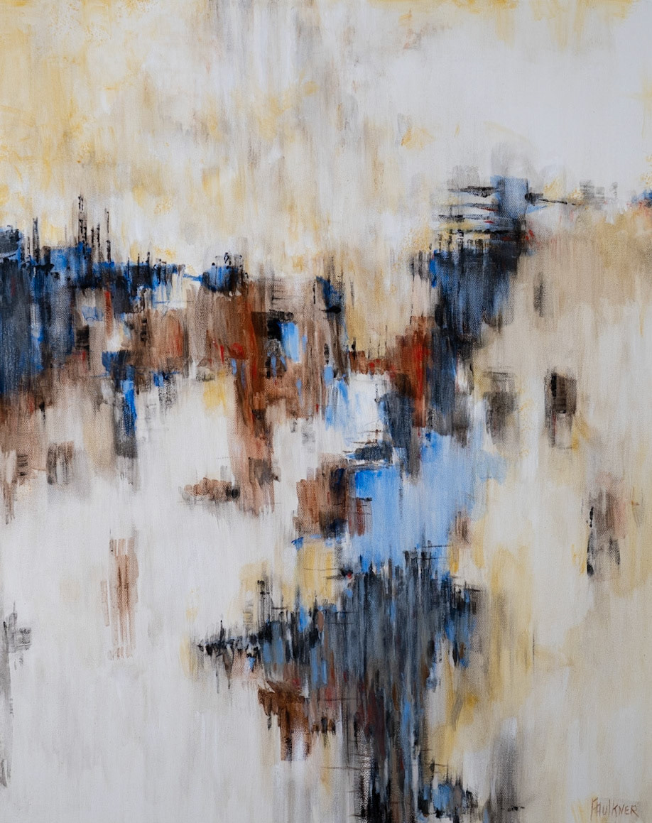 Pueblo (Unnamed), 24x30, Acrylic on Canvas, 2/6/16