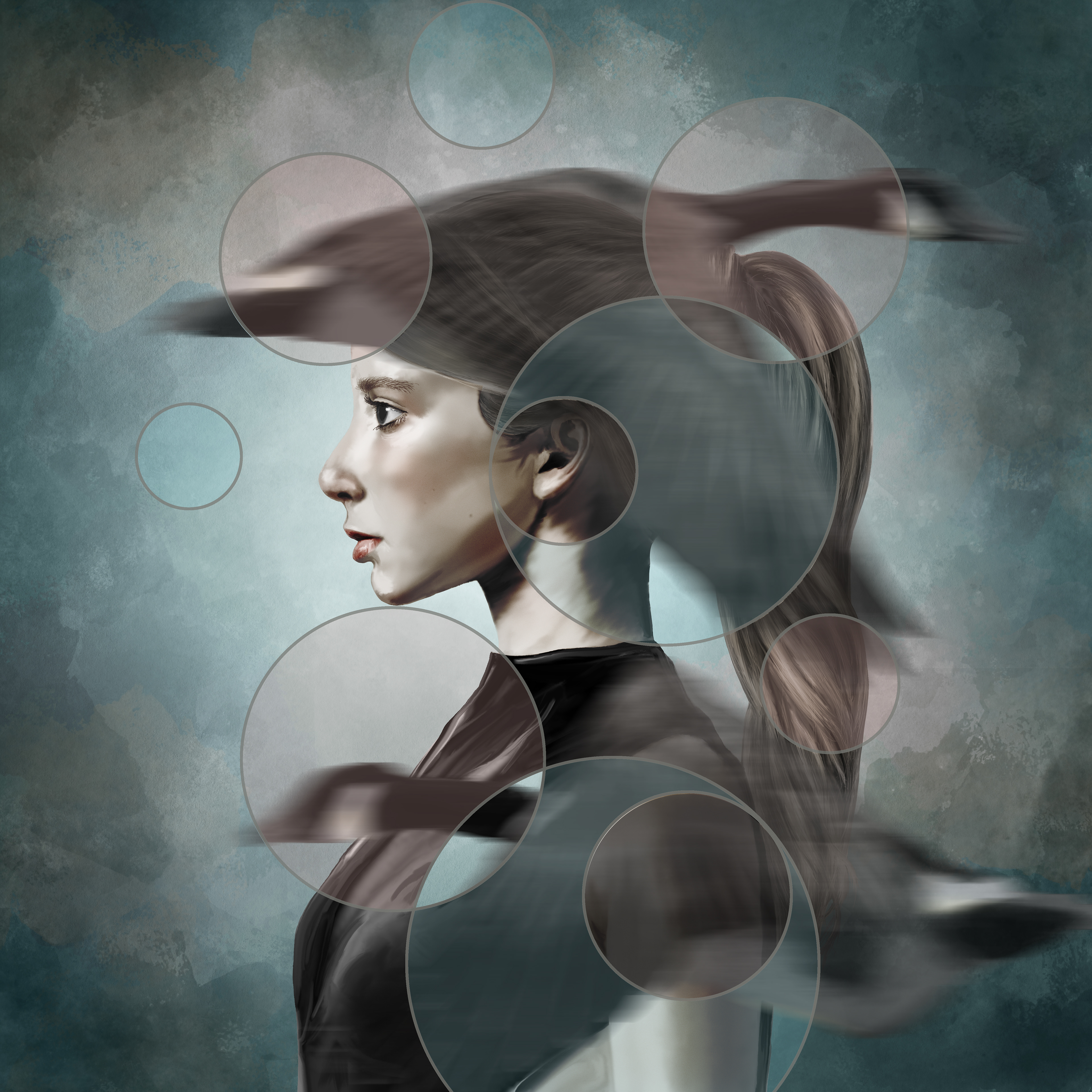 Fleeting Thoughts 2022. Digital Painting/Digital Art