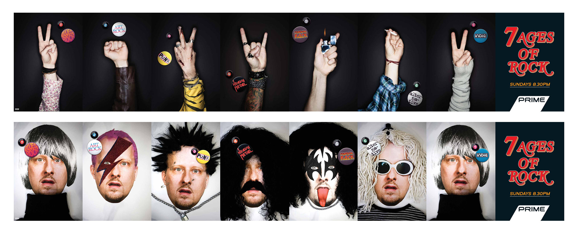 7 Ages of Rock - Street Posters