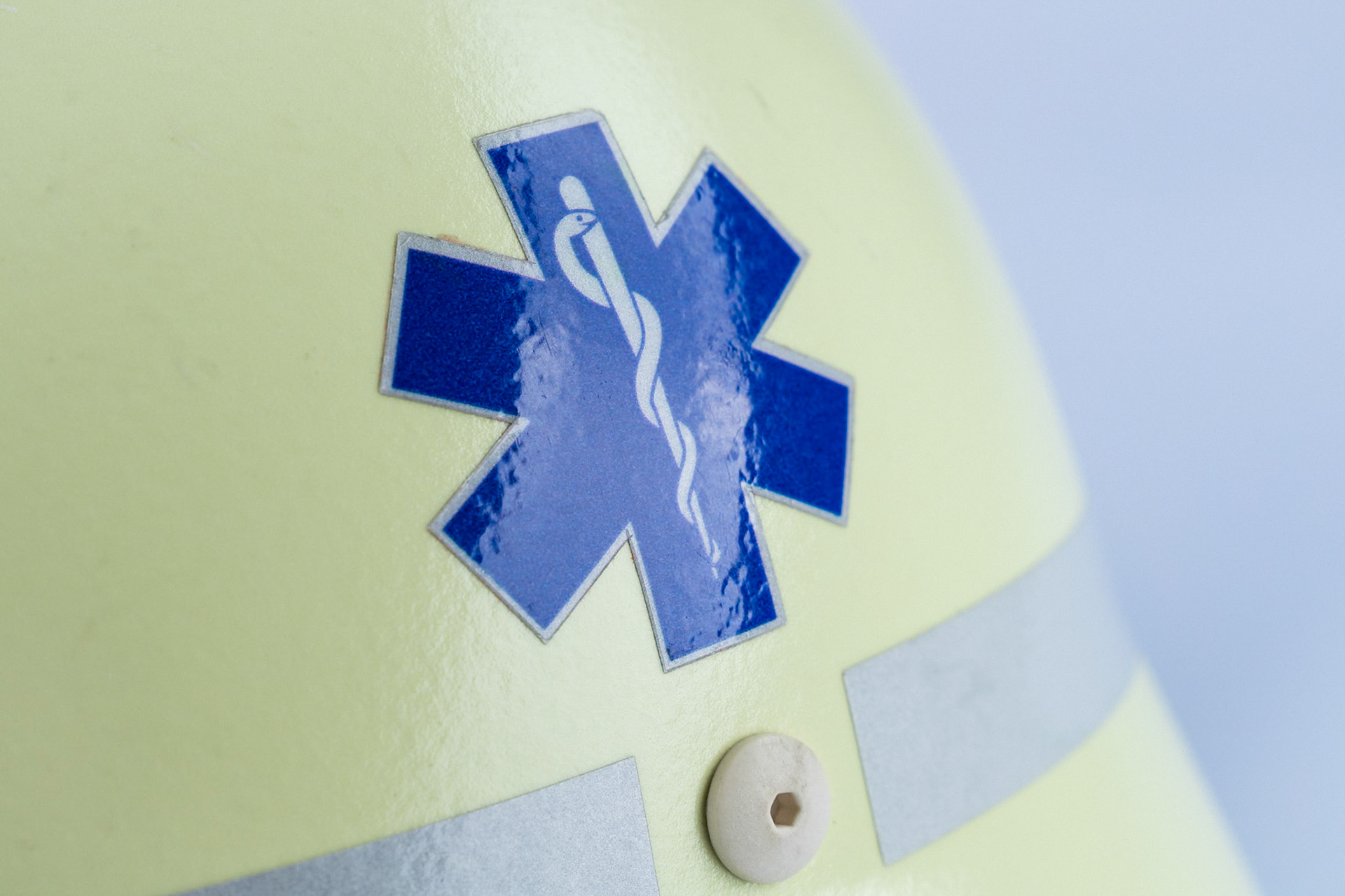 EMS patch for helmet