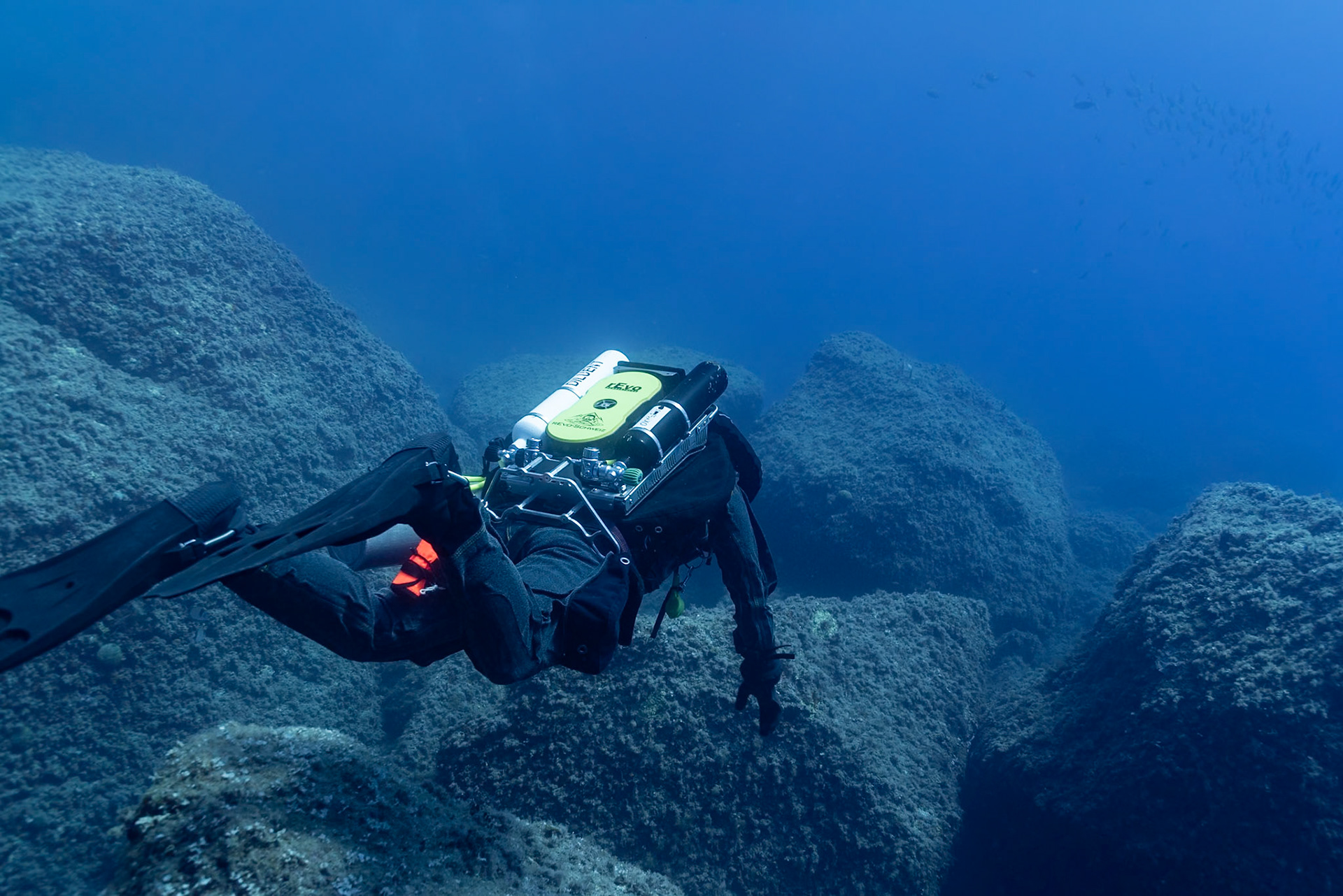 Technical diving near Portofino / Italy