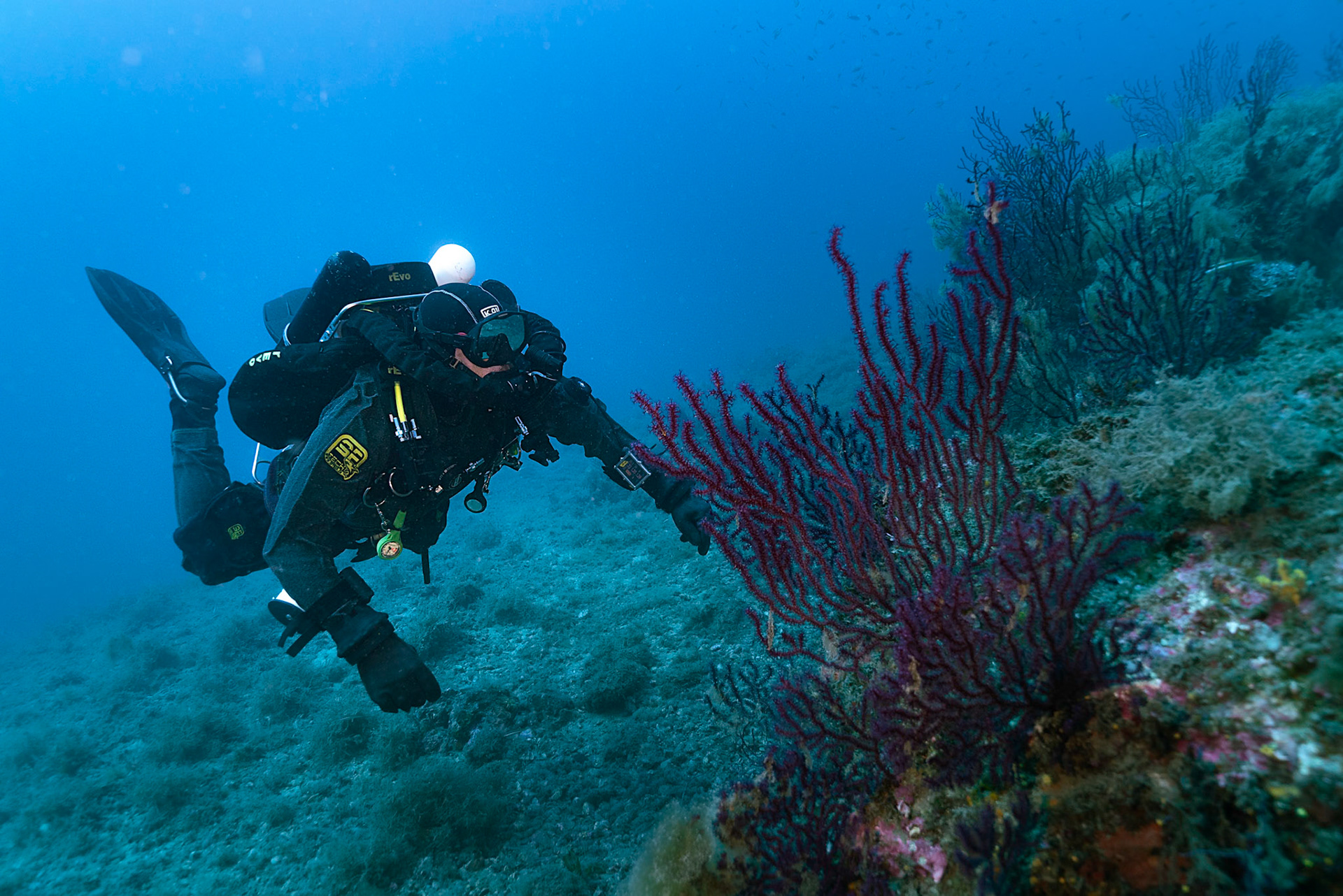 Technical diving near Portofino / Italy