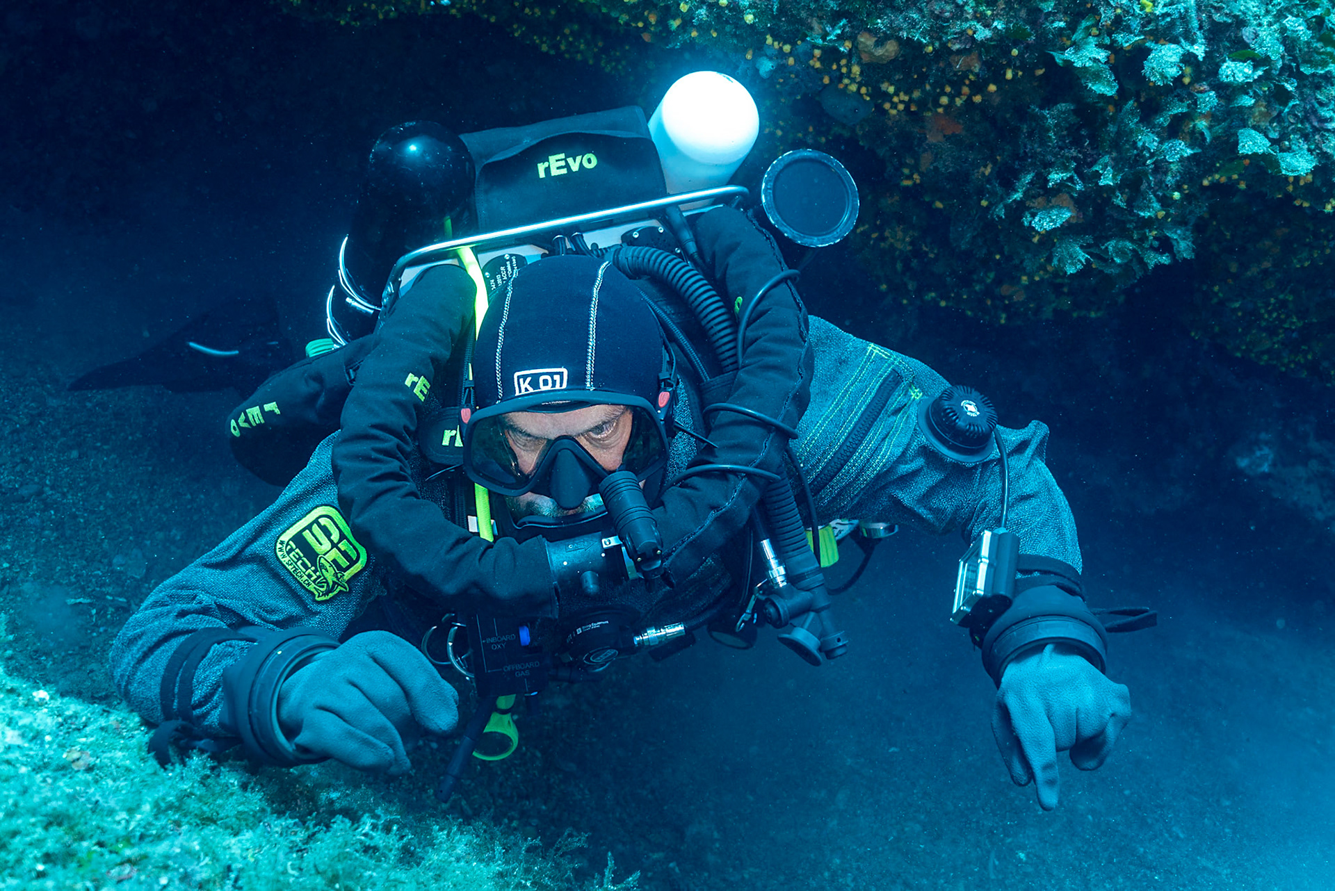 Technical diving near Portofino / Italy